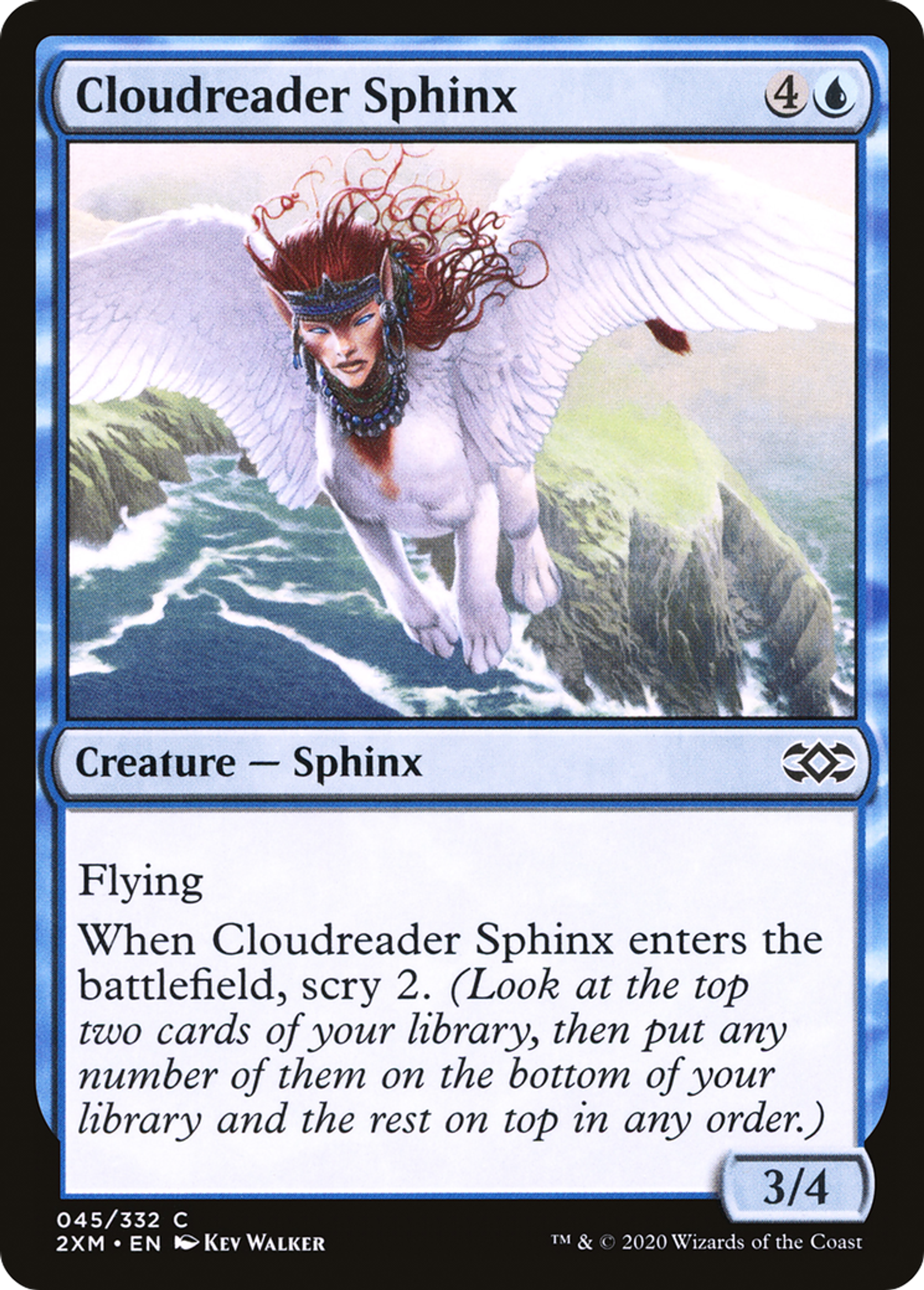 Sphinx déchiffre-nuage — Double Masters — Magic: The Gathering