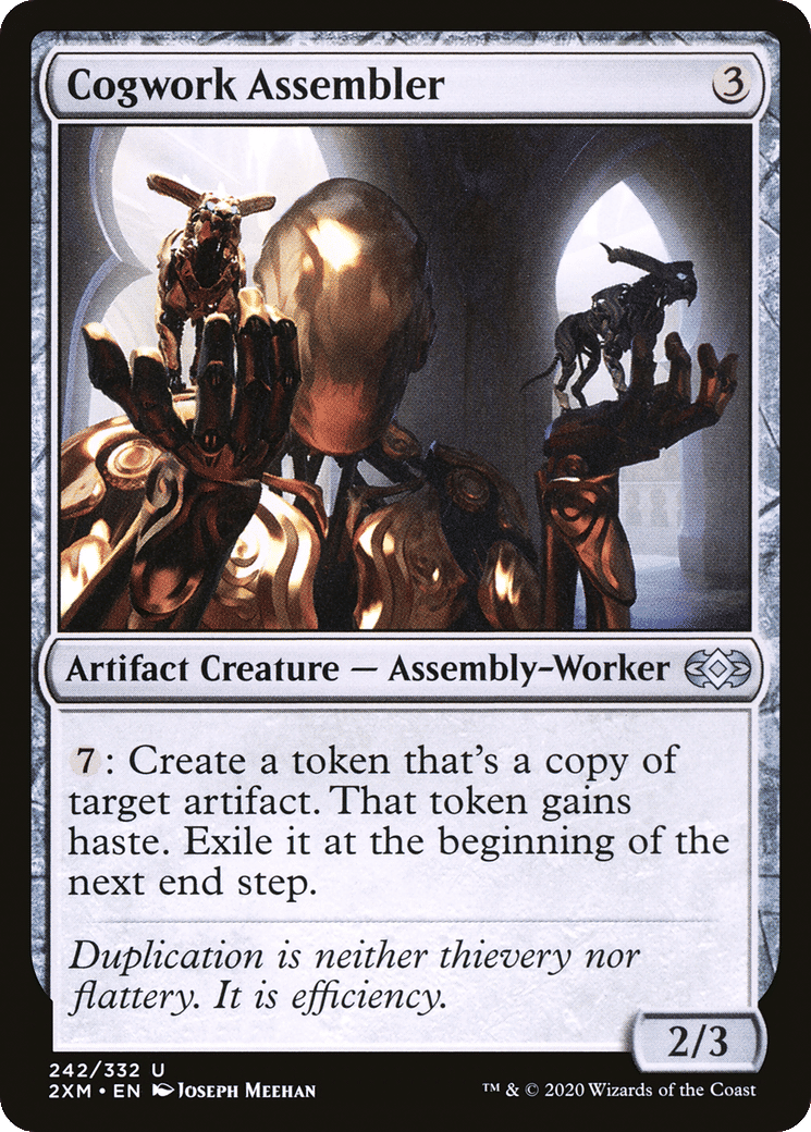 Cogwork Assembler — Double Masters — Magic: The Gathering