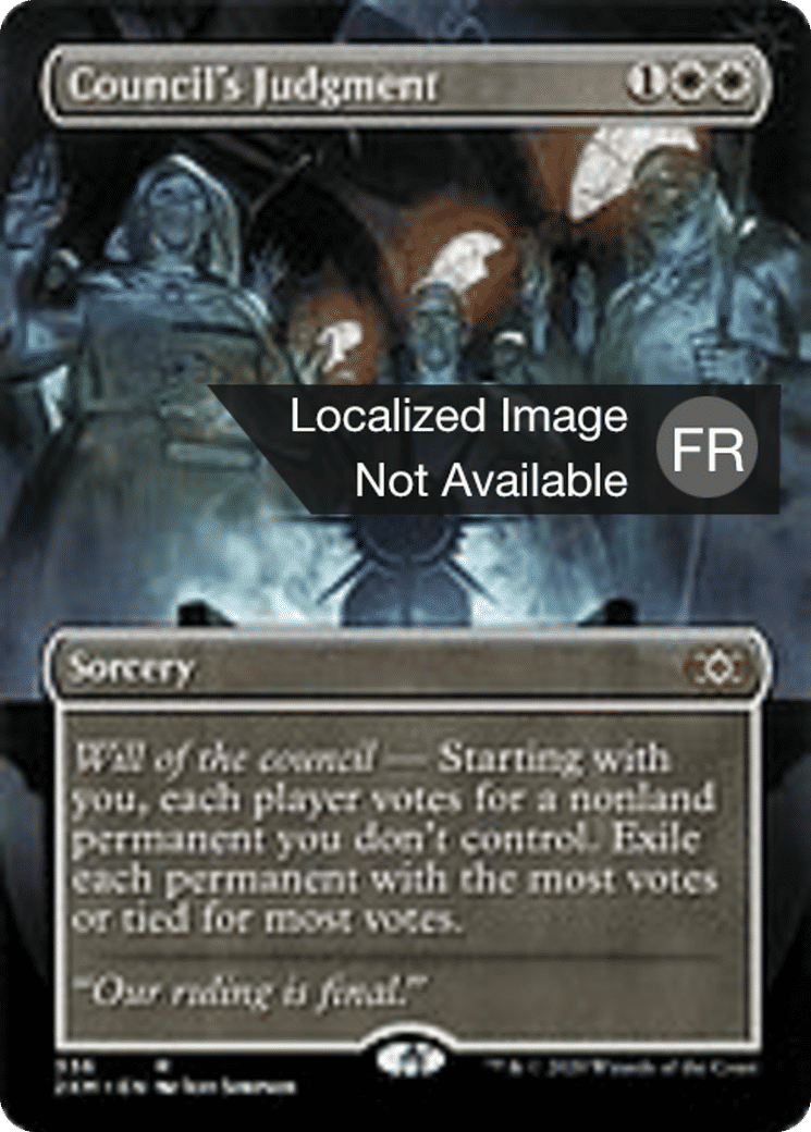 Jugement selon le Conseil — Double Masters — Magic: The Gathering