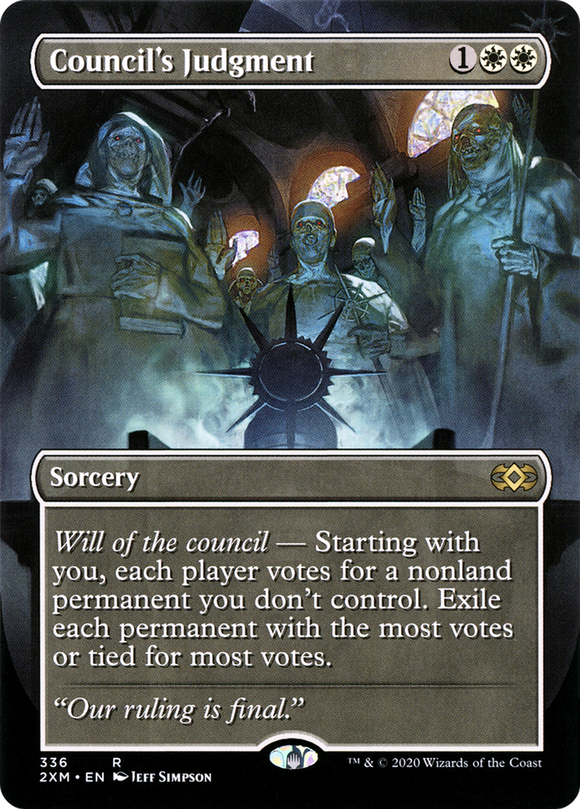 Jugement selon le Conseil — Double Masters — Magic: The Gathering
