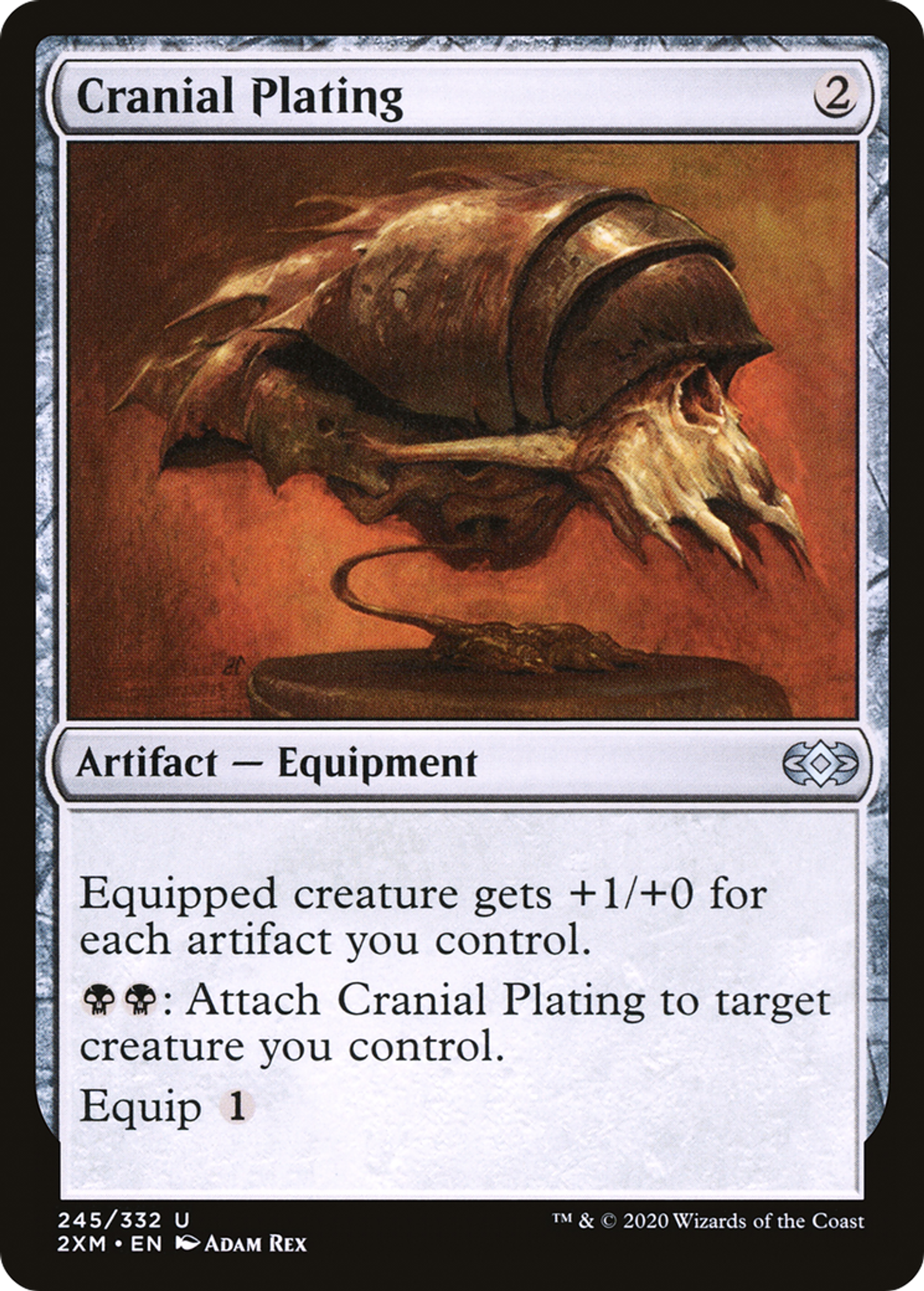 Cranial Plating — Double Masters — Magic: The Gathering