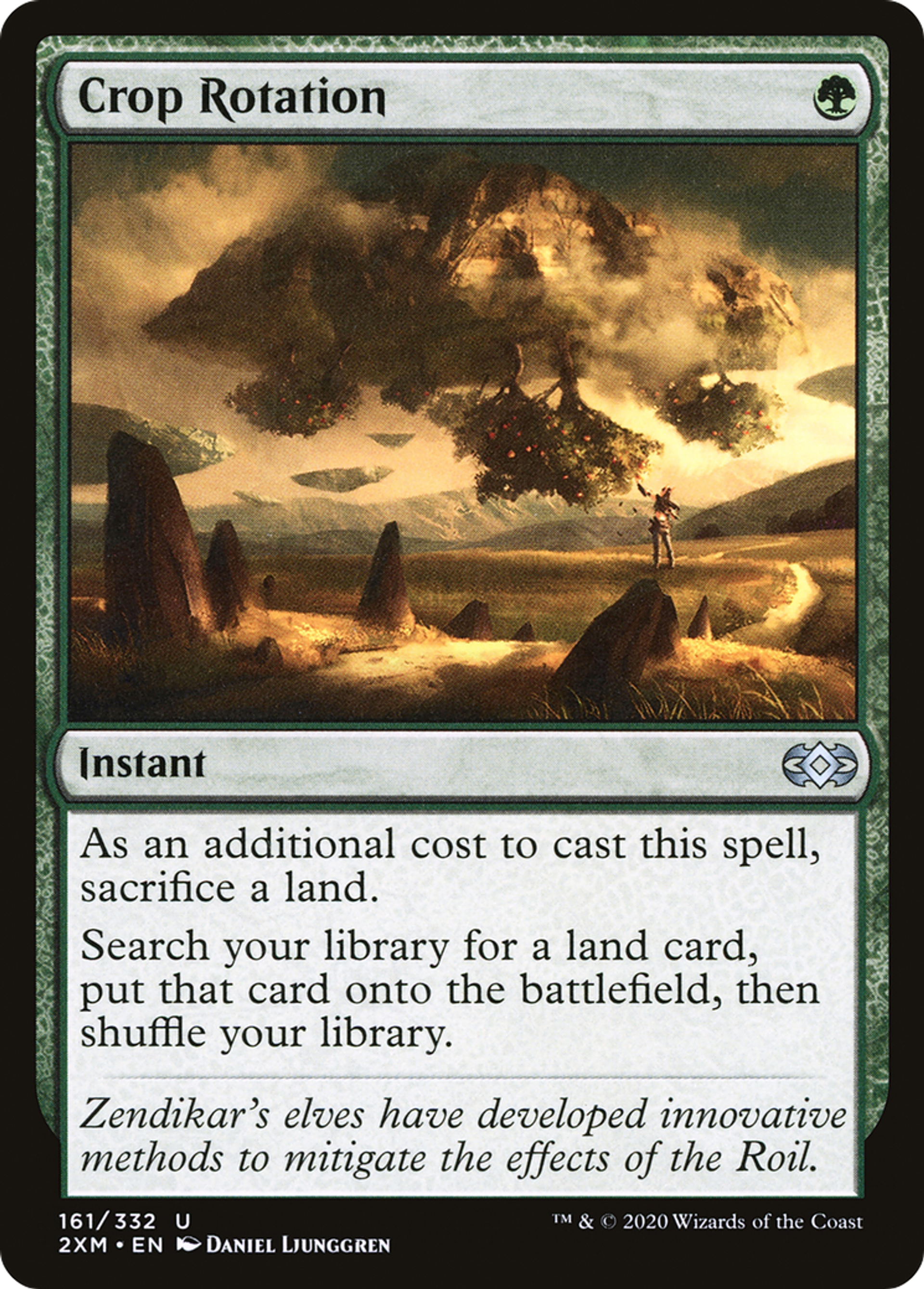 Crop Rotation — Double Masters — Magic: The Gathering