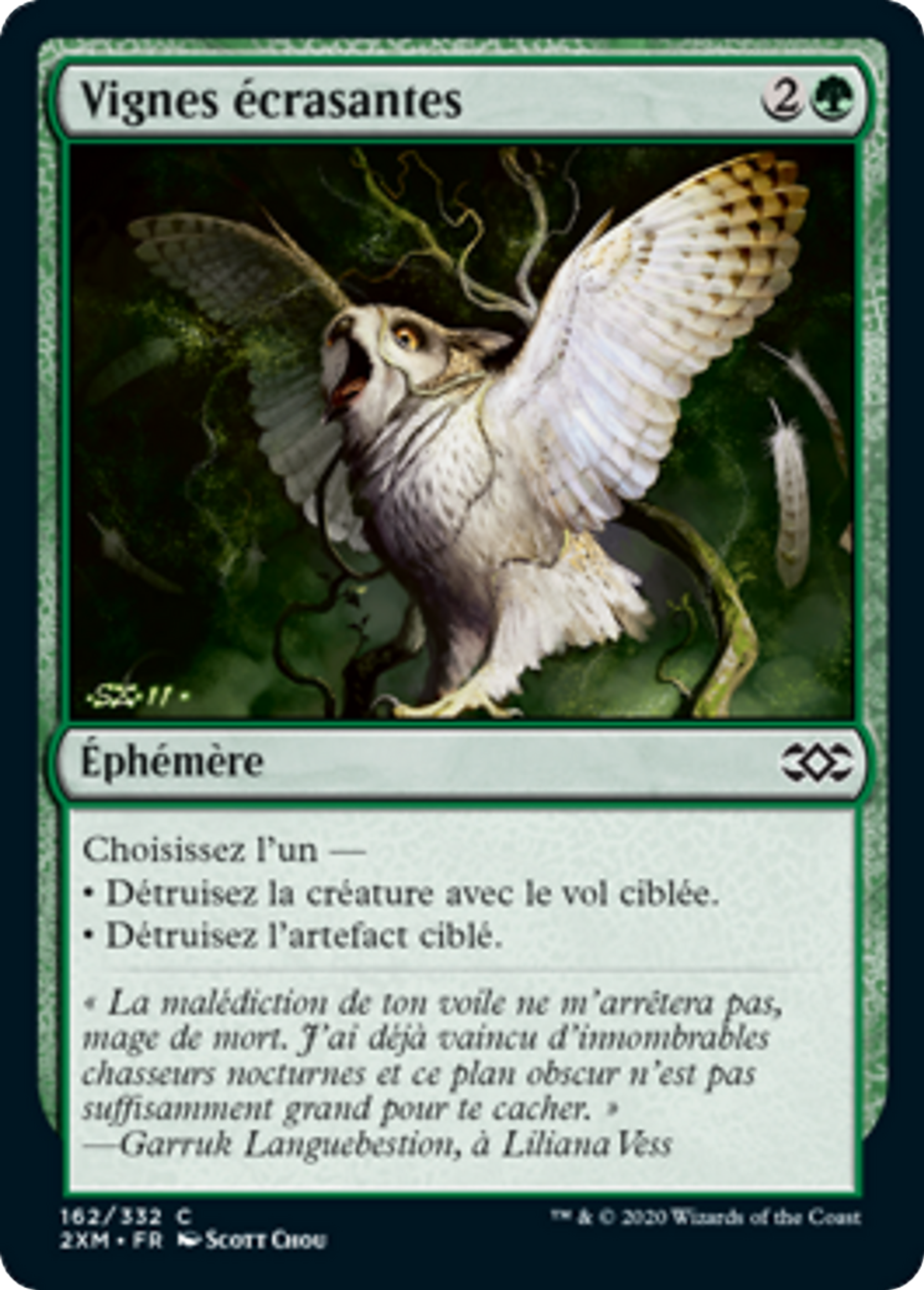 Vignes écrasantes — Double Masters — Magic: The Gathering