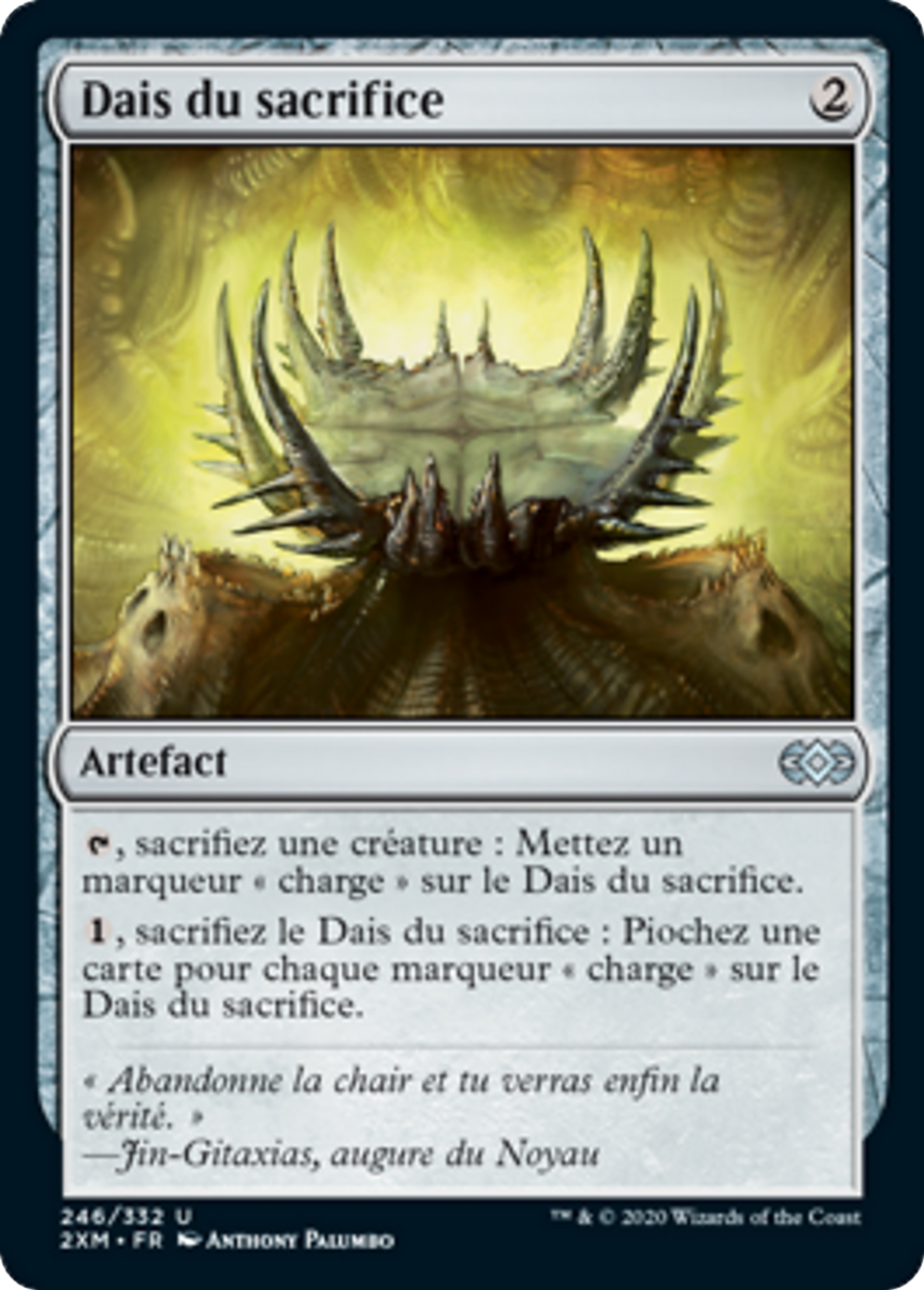 Dais du sacrifice — Double Masters — Magic: The Gathering