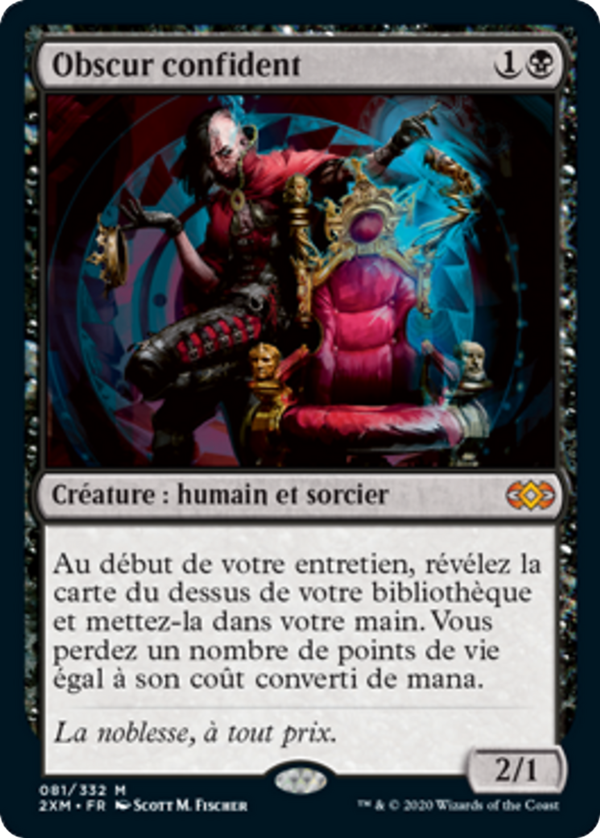 Obscur confident — Double Masters — Magic: The Gathering