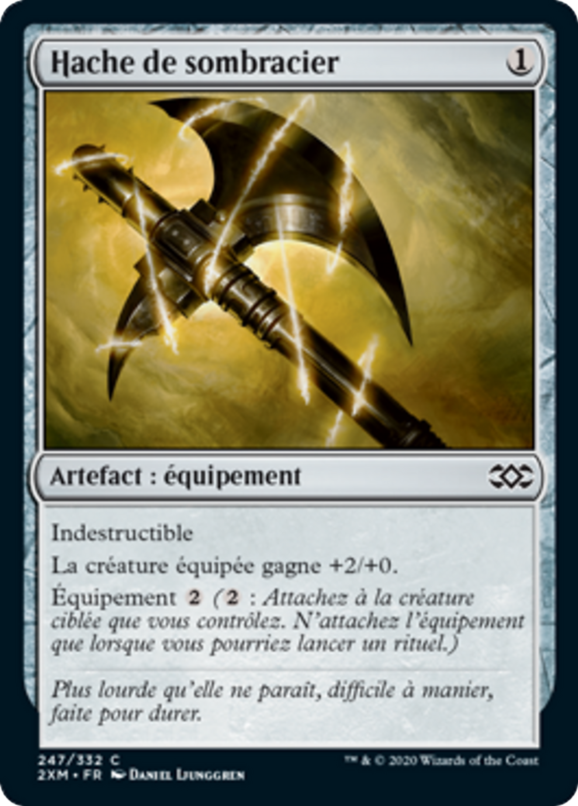 Hache de sombracier — Double Masters — Magic: The Gathering