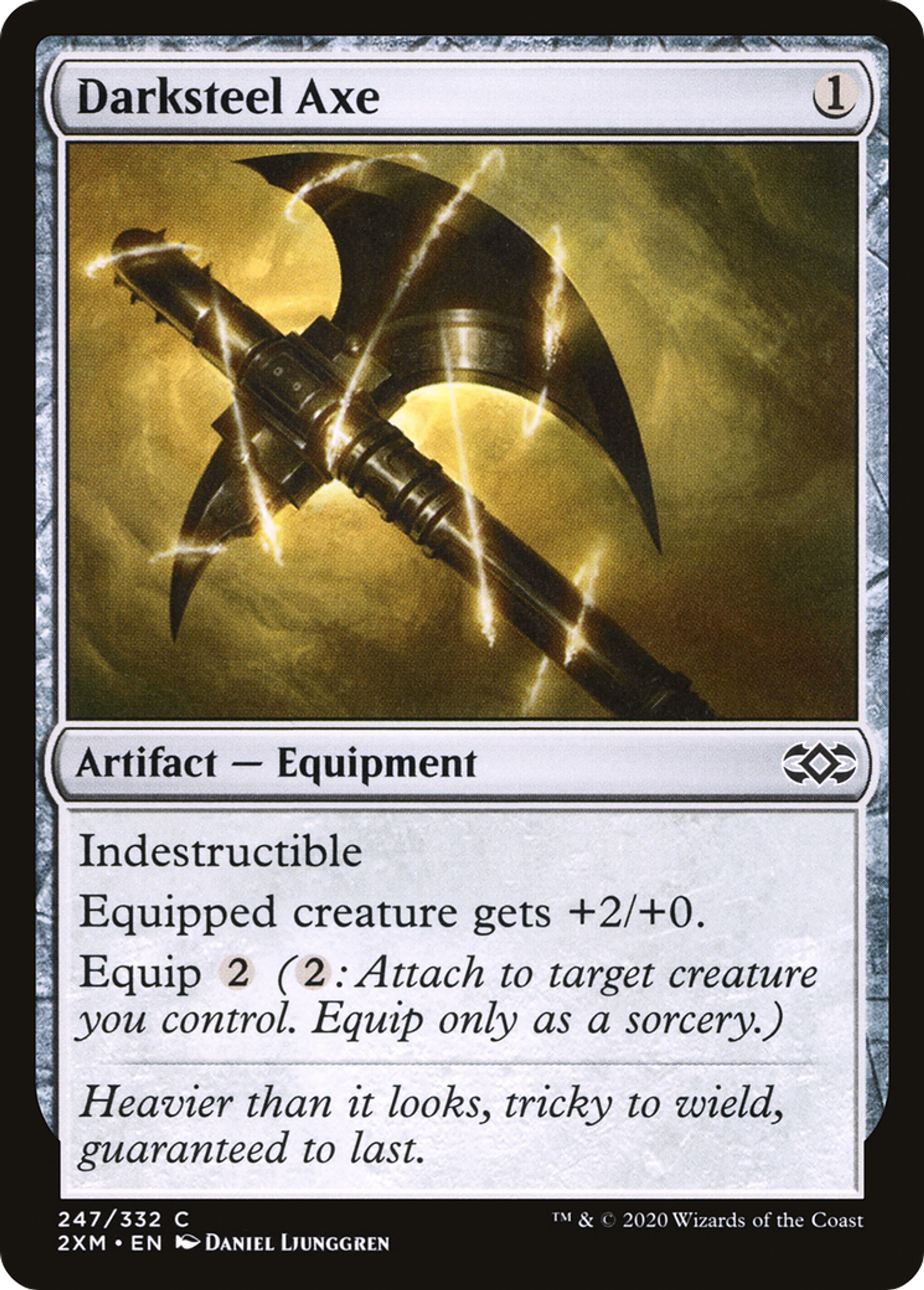 Darksteel Axe — Double Masters — Magic: The Gathering