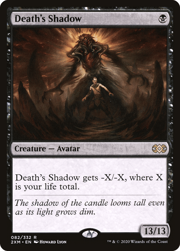 Death's Shadow — Double Masters — Magic: The Gathering