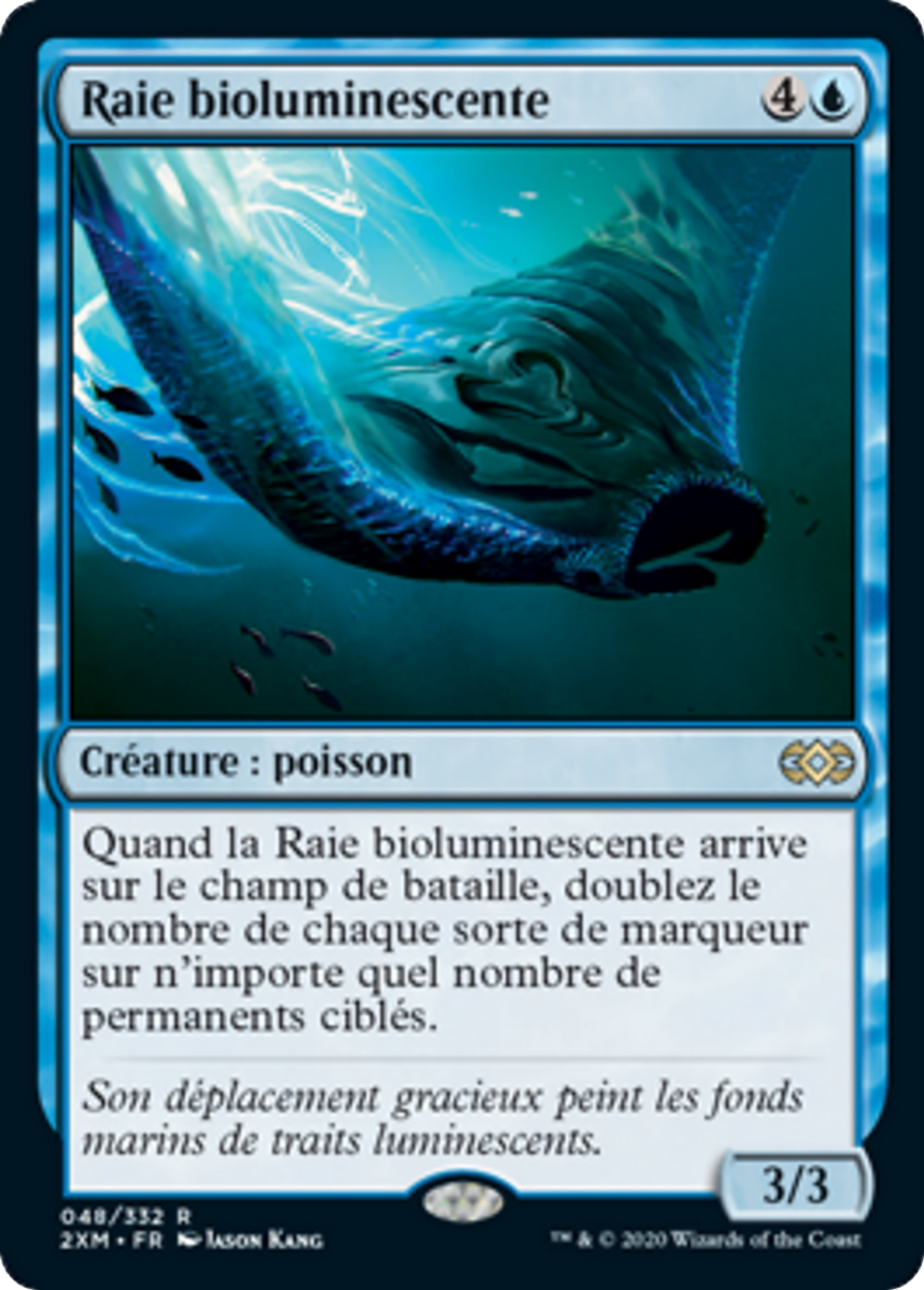 Raie bioluminescente — Double Masters — Magic: The Gathering