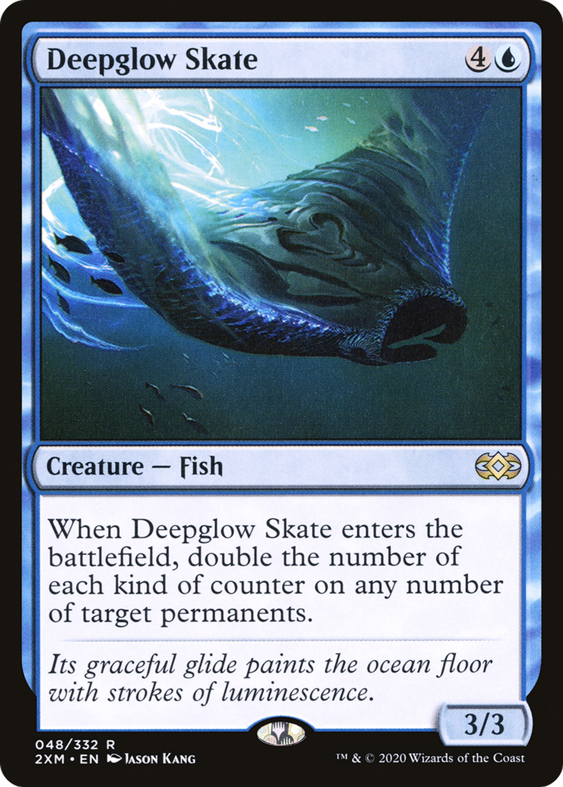 Raie bioluminescente — Double Masters — Magic: The Gathering