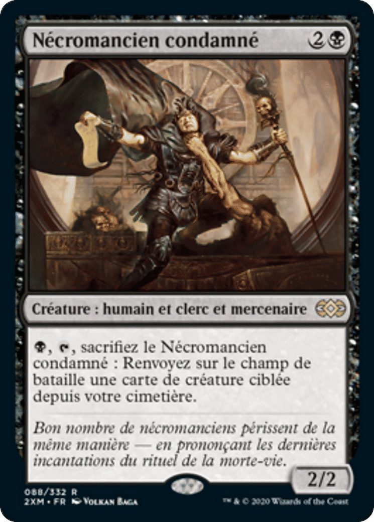 Nécromancien condamné — Double Masters — Magic: The Gathering