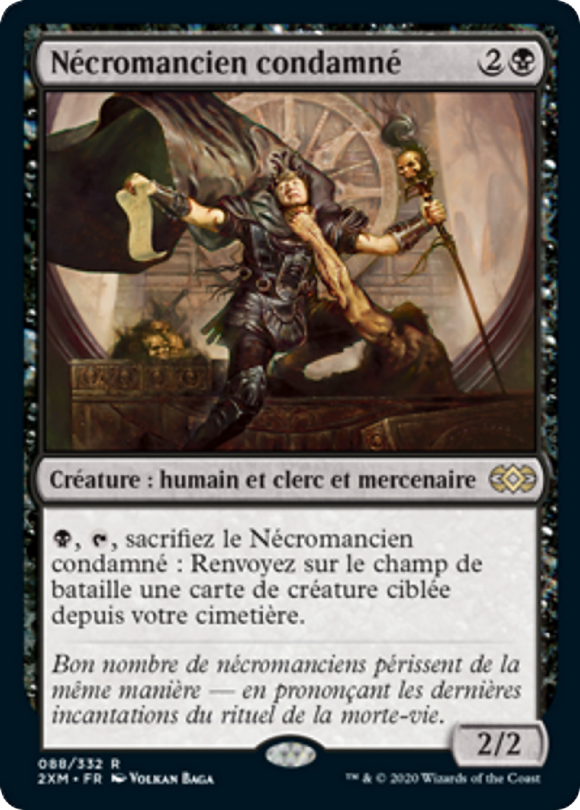 Nécromancien condamné — Double Masters — Magic: The Gathering