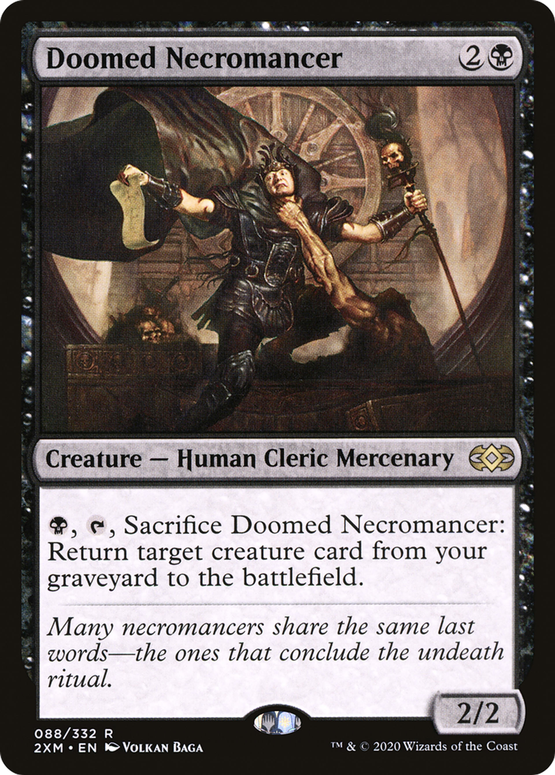 Nécromancien condamné — Double Masters — Magic: The Gathering