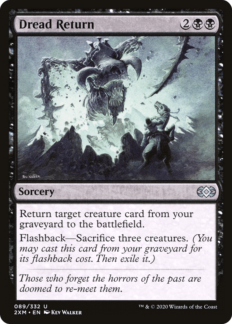 Dread Return from Double Masters - Magic: The Gathering