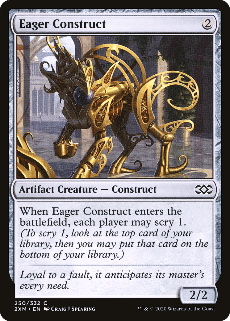 Eager Construct — Double Masters — Magic: The Gathering
