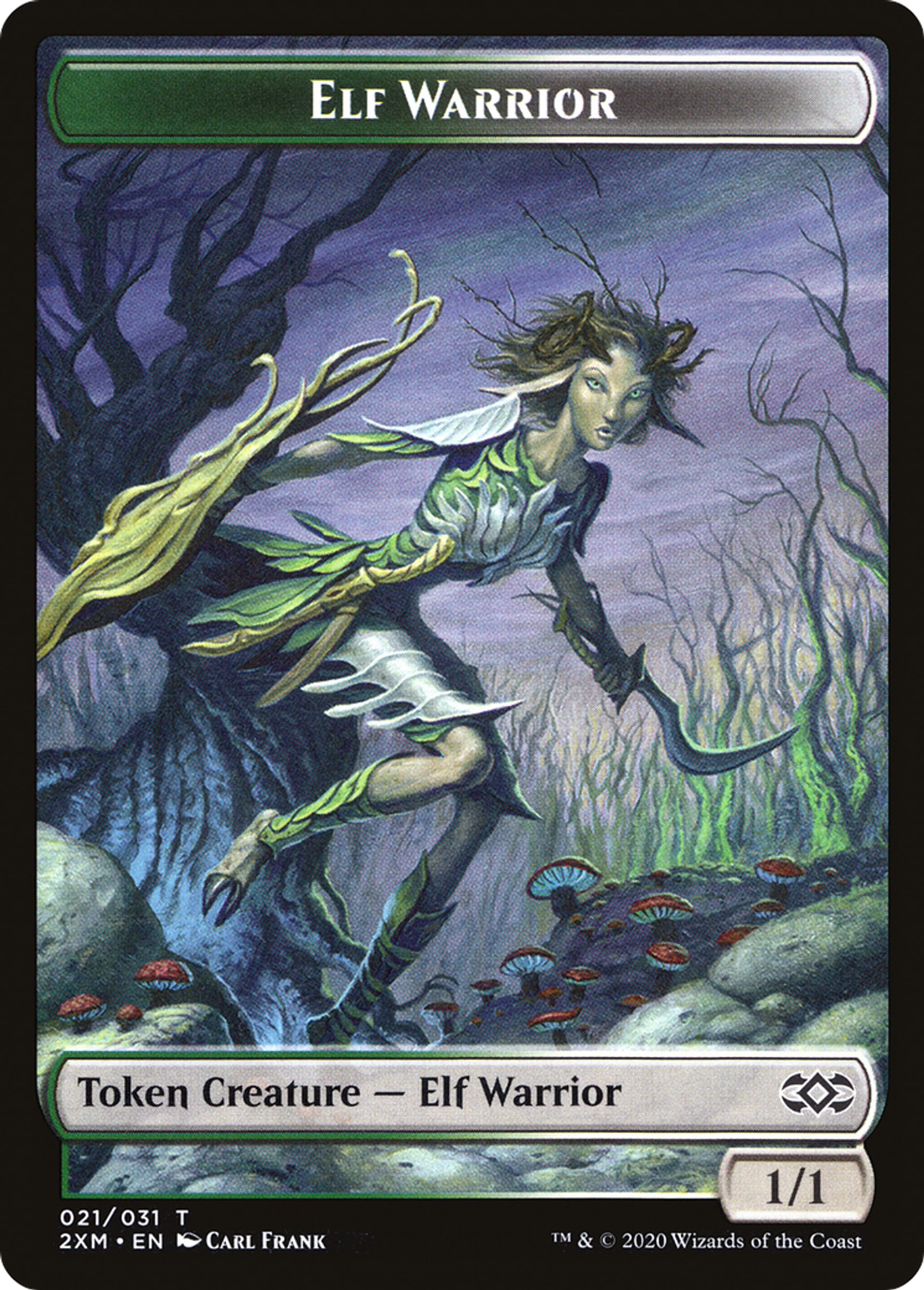 Elf Warrior — Double Masters — Magic: The Gathering