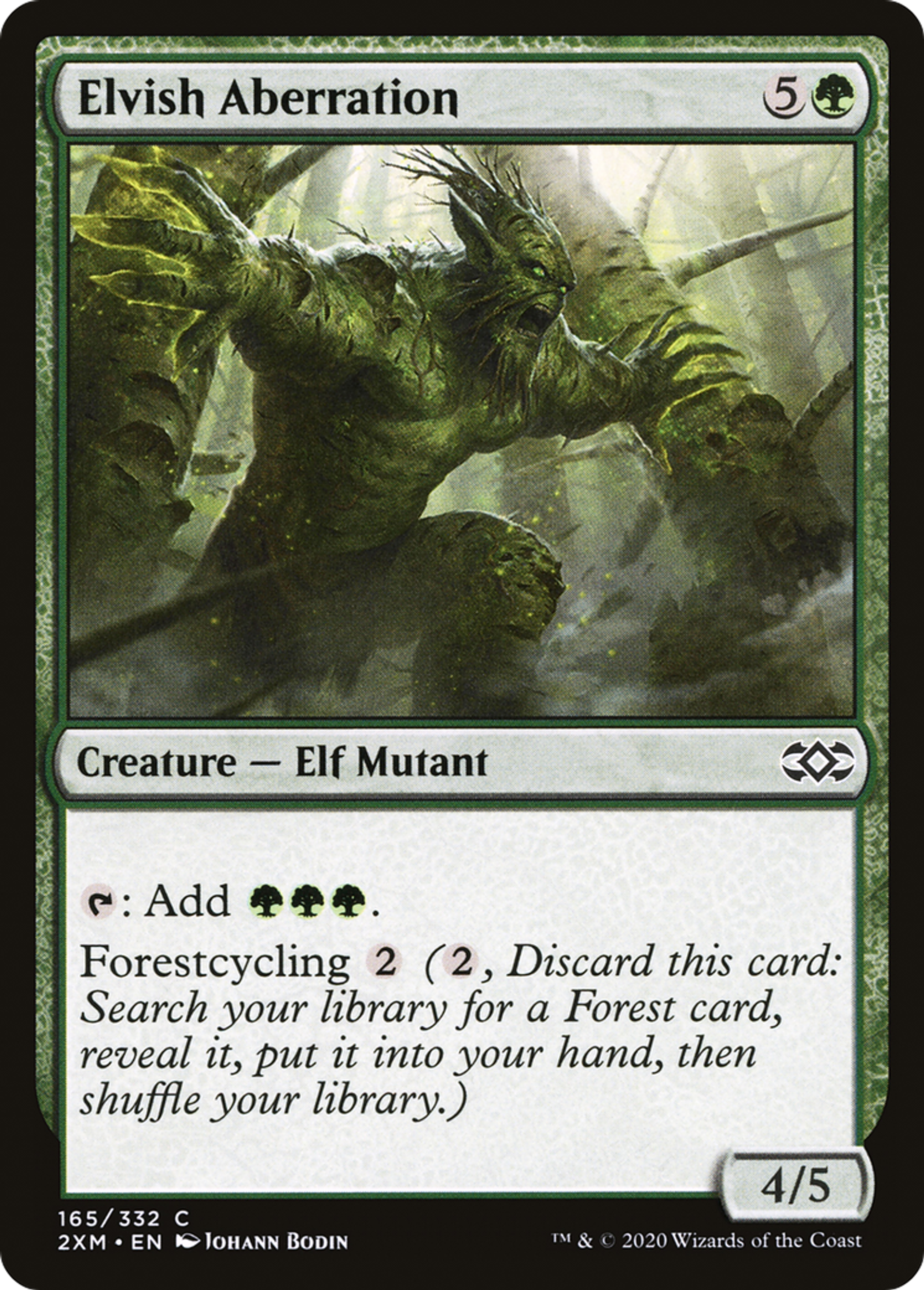 Elvish Aberration — Double Masters — Magic: The Gathering