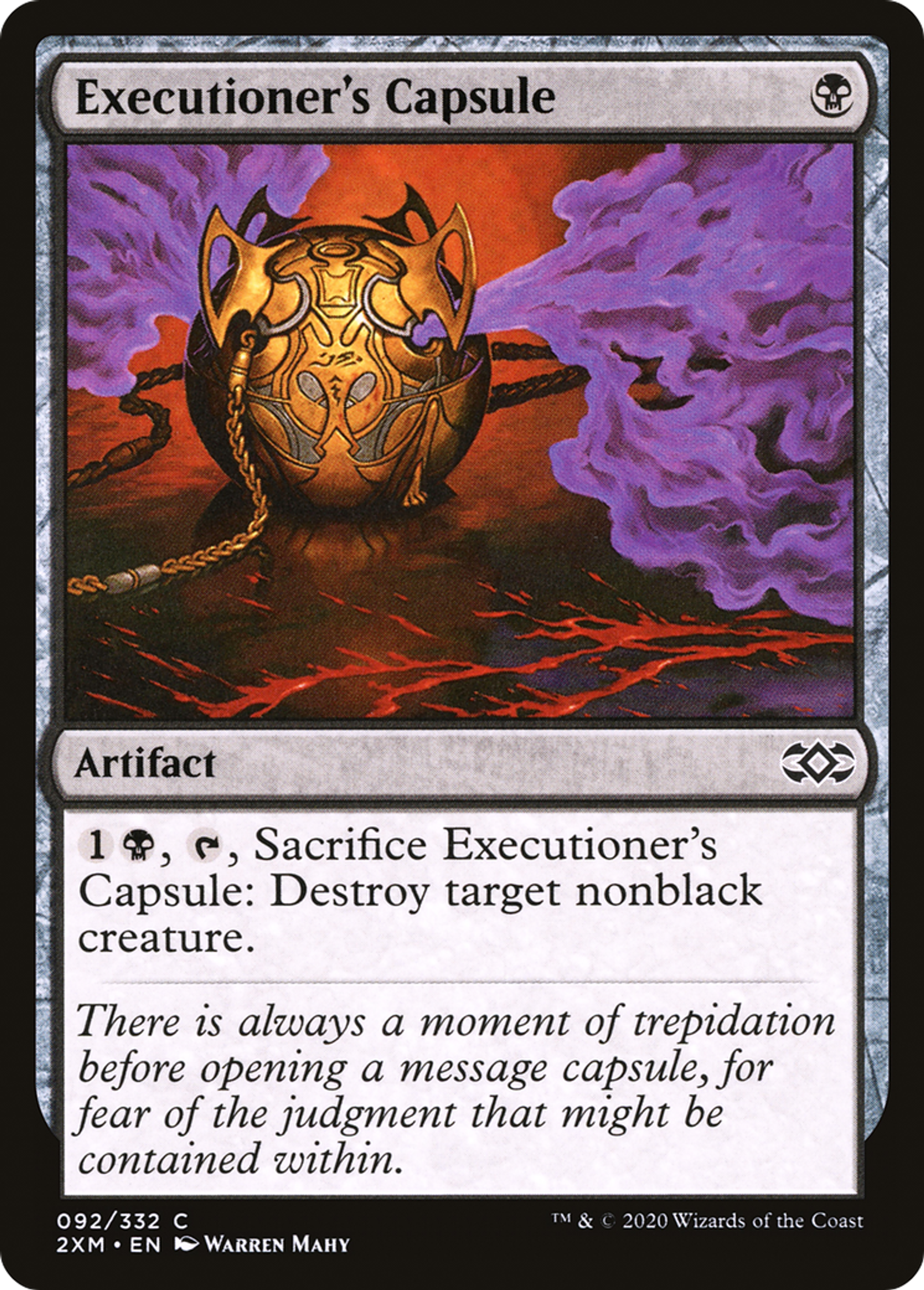 Executioner's Capsule — Double Masters — Magic: The Gathering