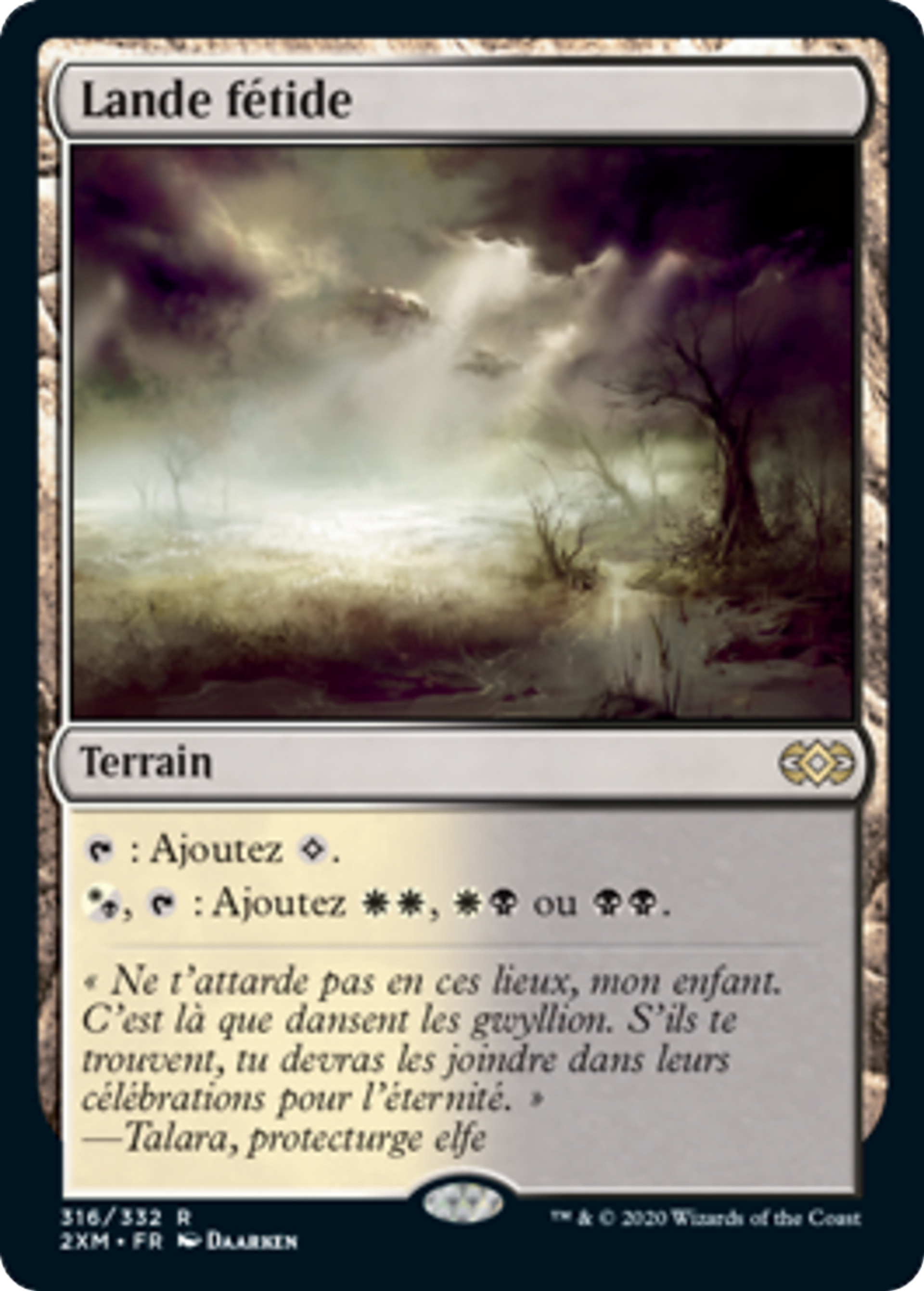 Lande fétide — Double Masters — Magic: The Gathering