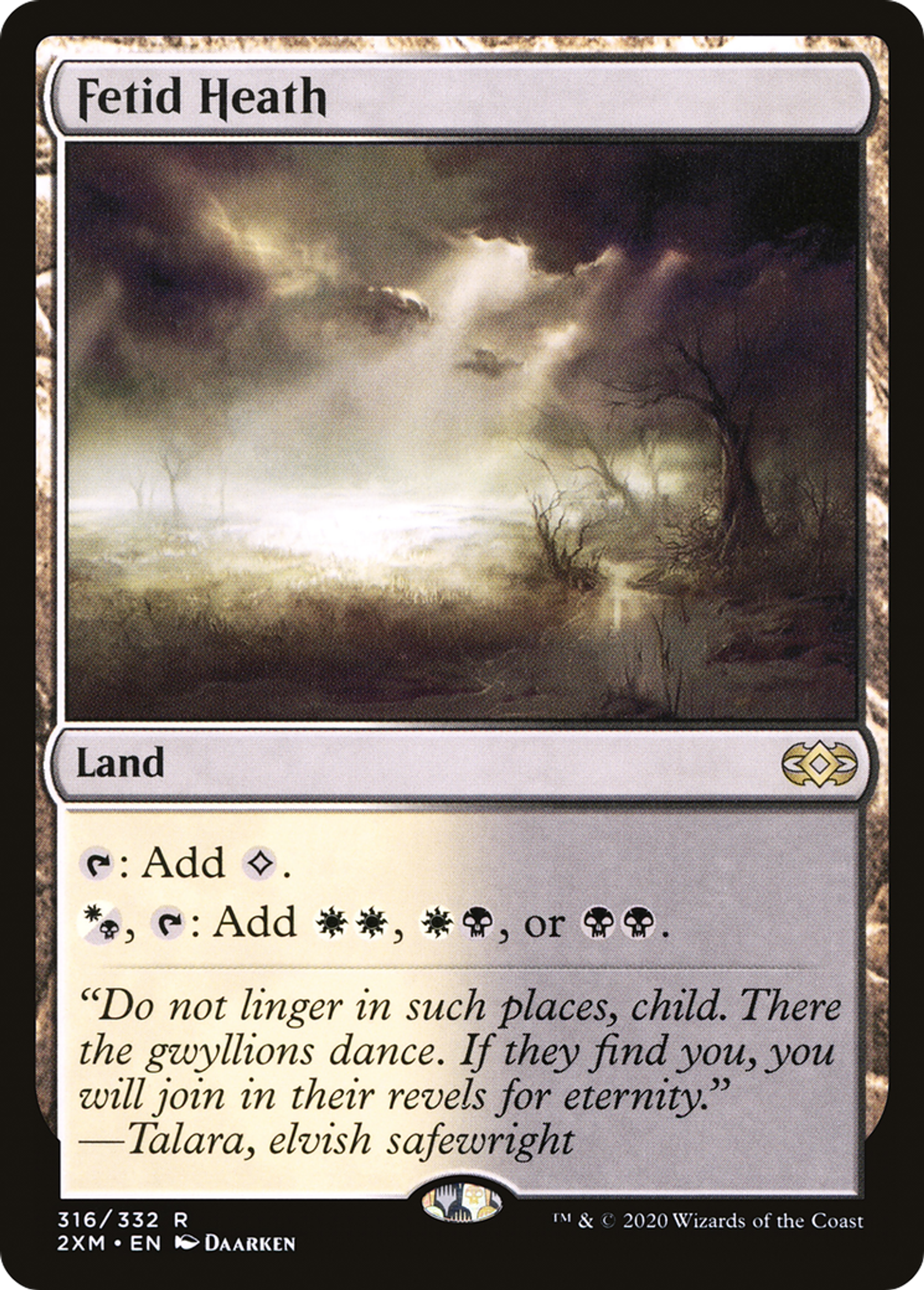 Fetid Heath — Double Masters — Magic: The Gathering