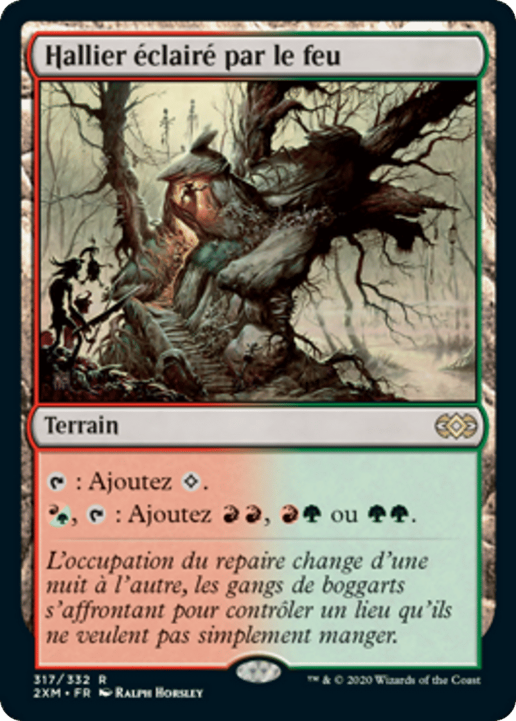 Hallier éclairé par le feu — Double Masters — Magic: The Gathering