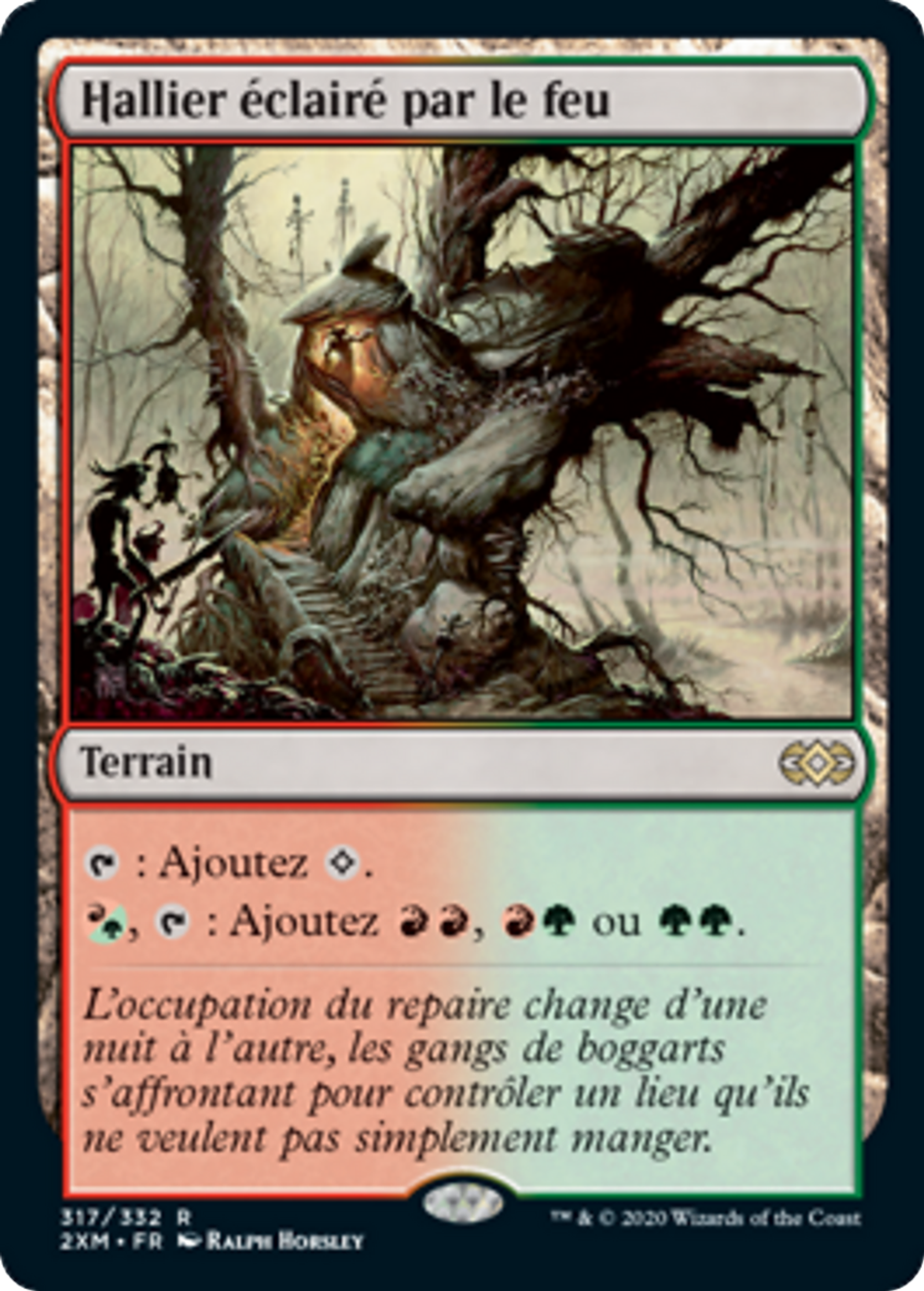 Hallier éclairé par le feu — Double Masters — Magic: The Gathering
