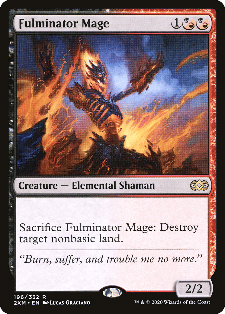 Fulminator Mage — Double Masters — Magic: The Gathering