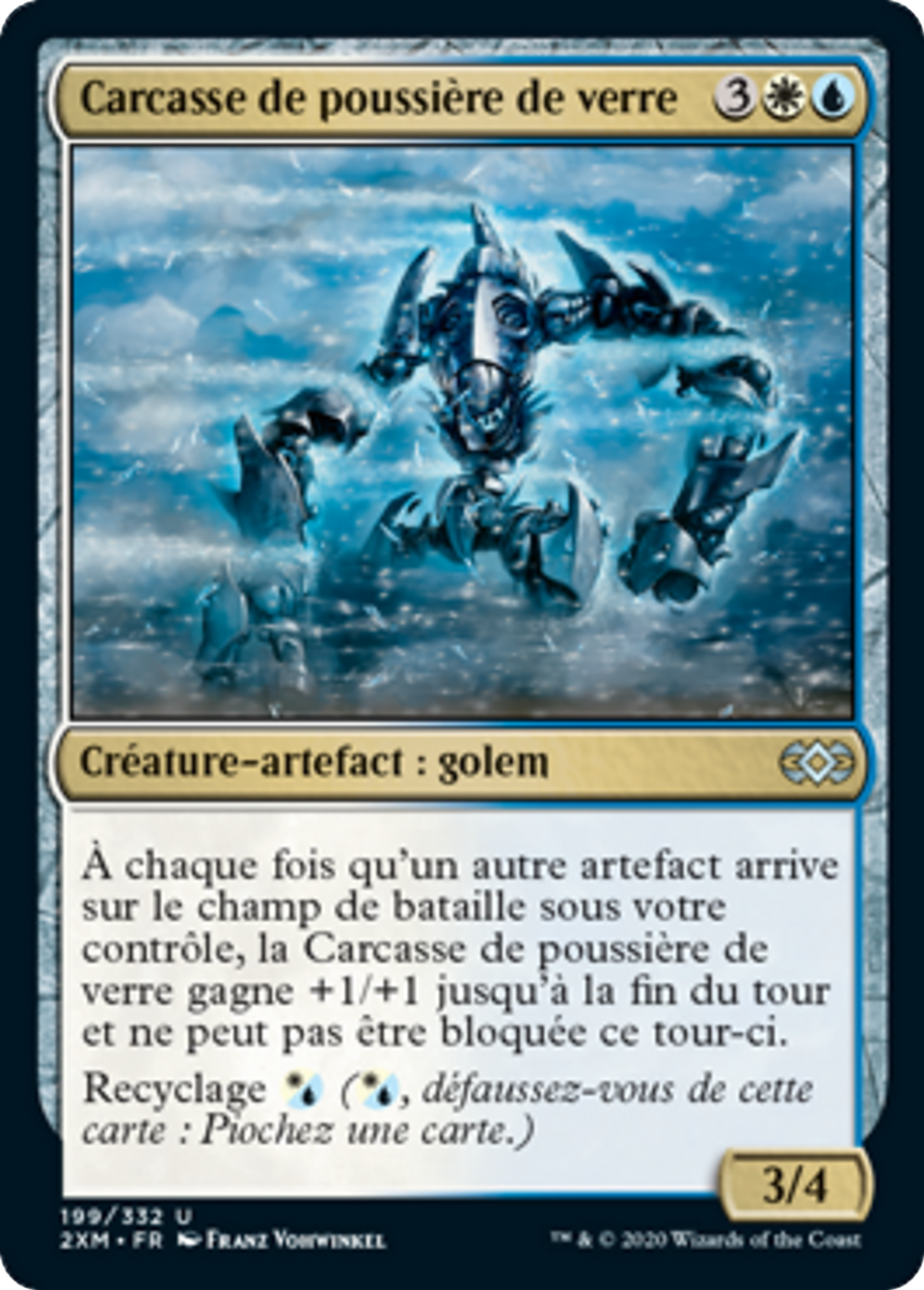 Carcasse de poussière de verre — Double Masters — Magic: The Gathering