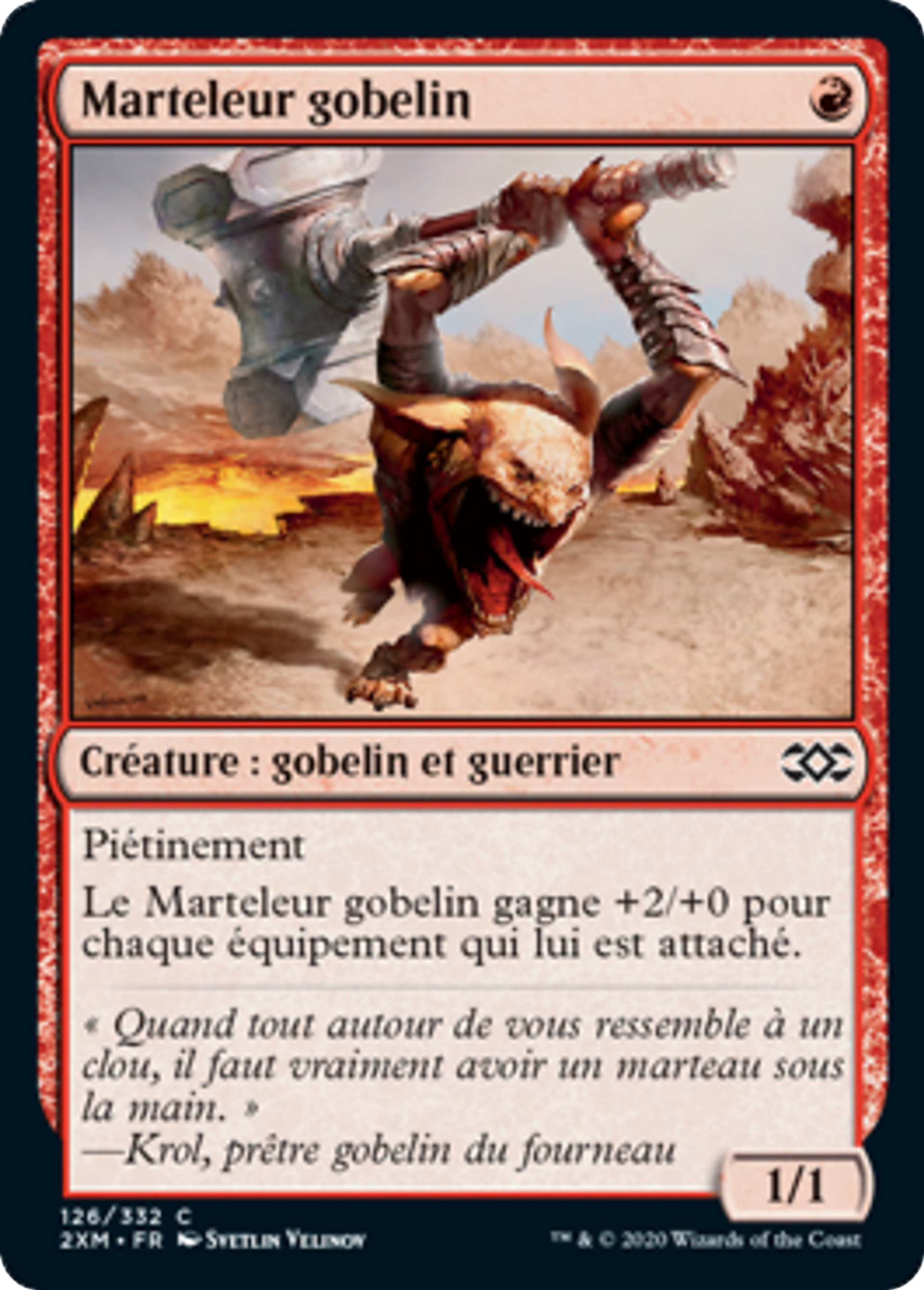 Marteleur gobelin — Double Masters — Magic: The Gathering
