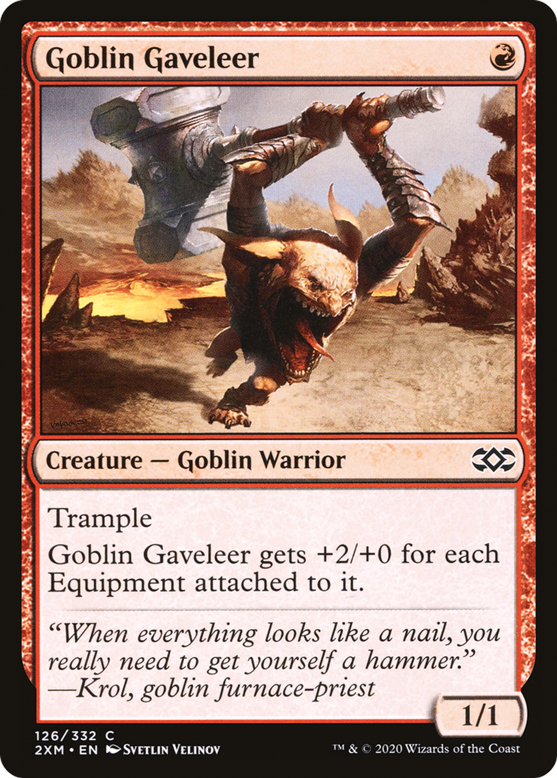 Goblin Gaveleer — Double Masters — Magic: The Gathering
