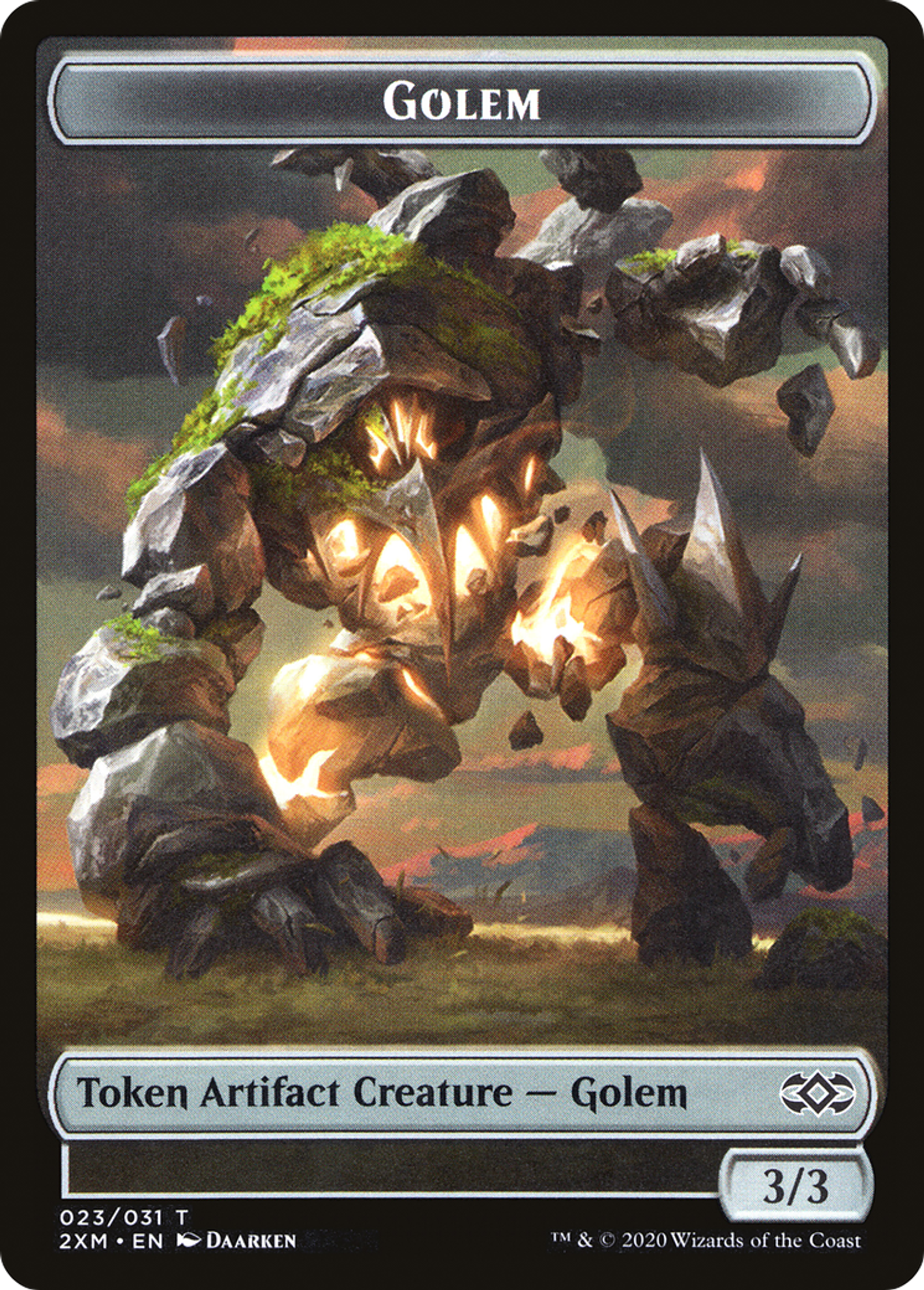 Golem — Double Masters — Magic: The Gathering
