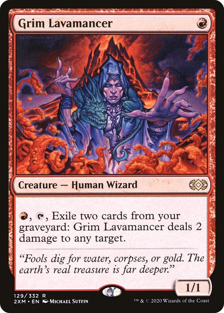 Grim Lavamancer — Double Masters — Magic: The Gathering