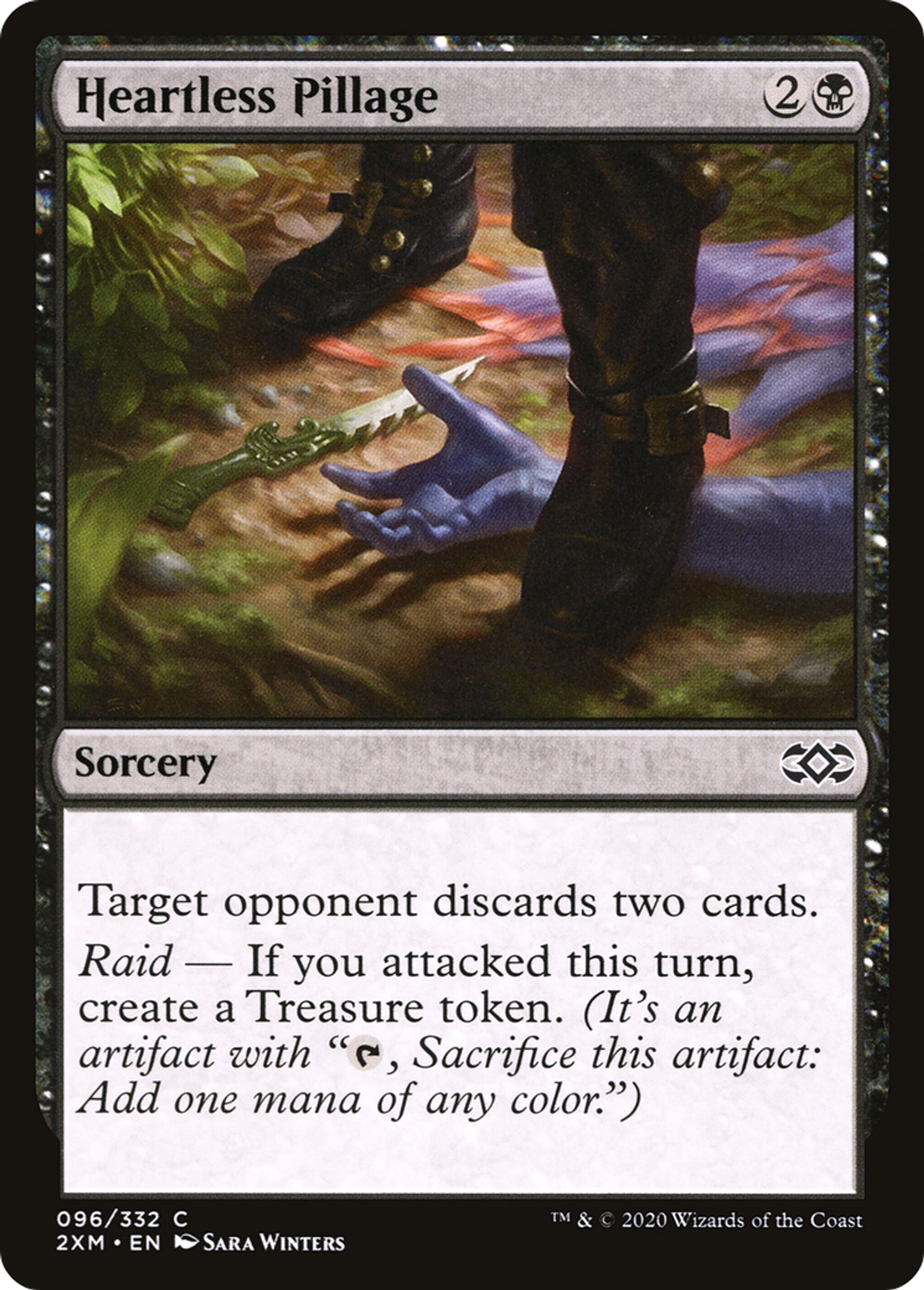 Heartless Pillage — Double Masters — Magic: The Gathering