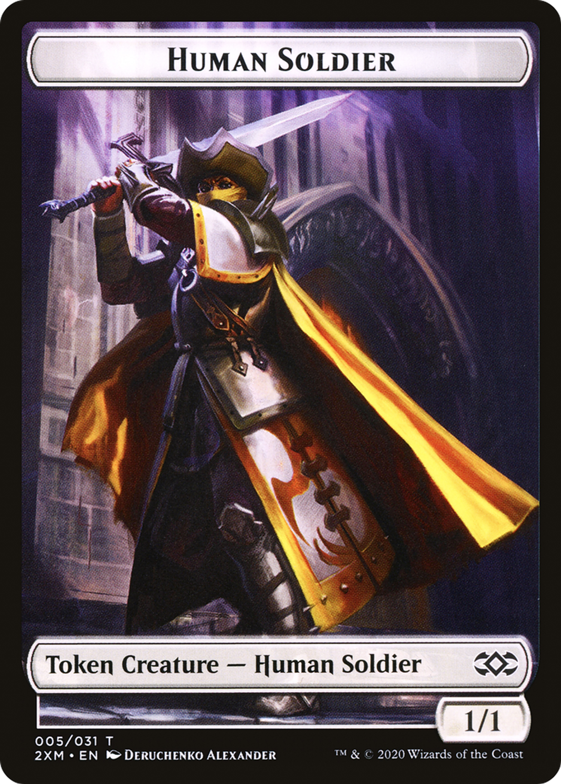 Human Soldier — Double Masters — Magic: The Gathering