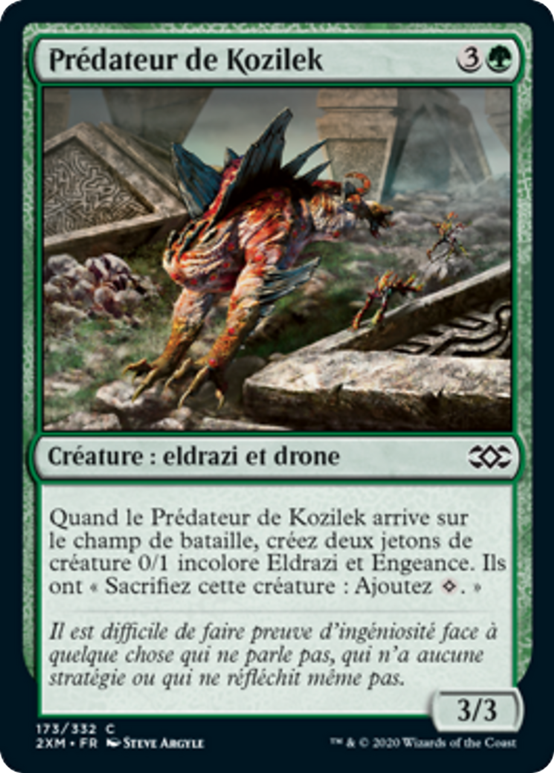 Prédateur de Kozilek — Double Masters — Magic: The Gathering