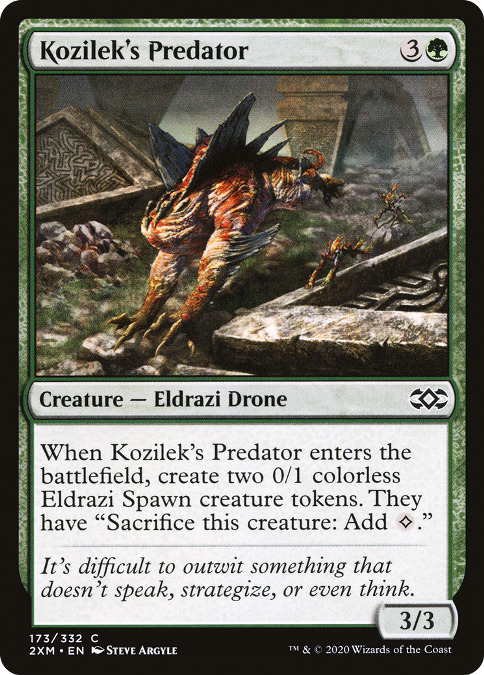 Kozilek's Predator — Double Masters — Magic: The Gathering