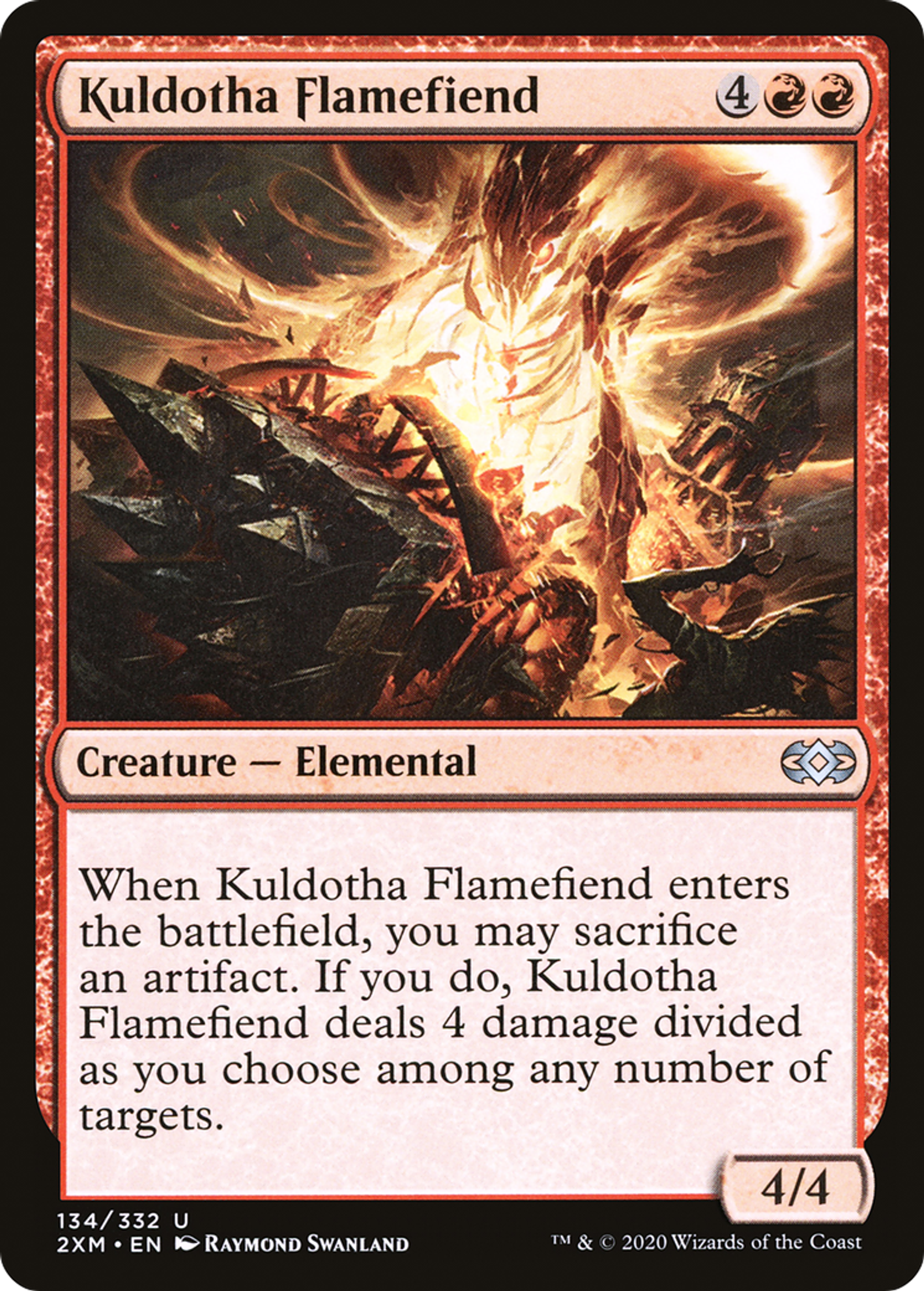 Kuldotha Flamefiend — Double Masters — Magic: The Gathering
