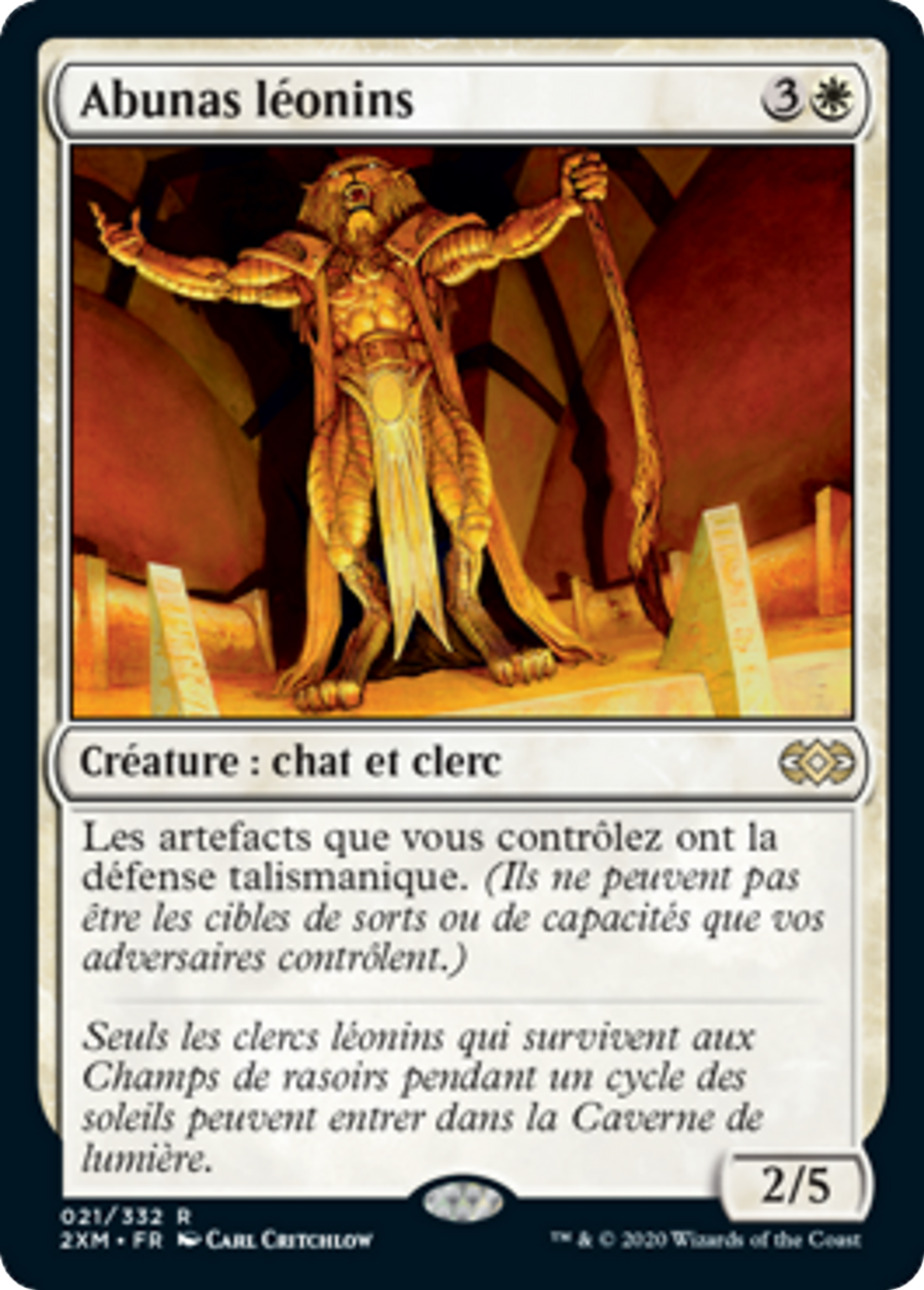 Abunas léonins — Double Masters — Magic: The Gathering
