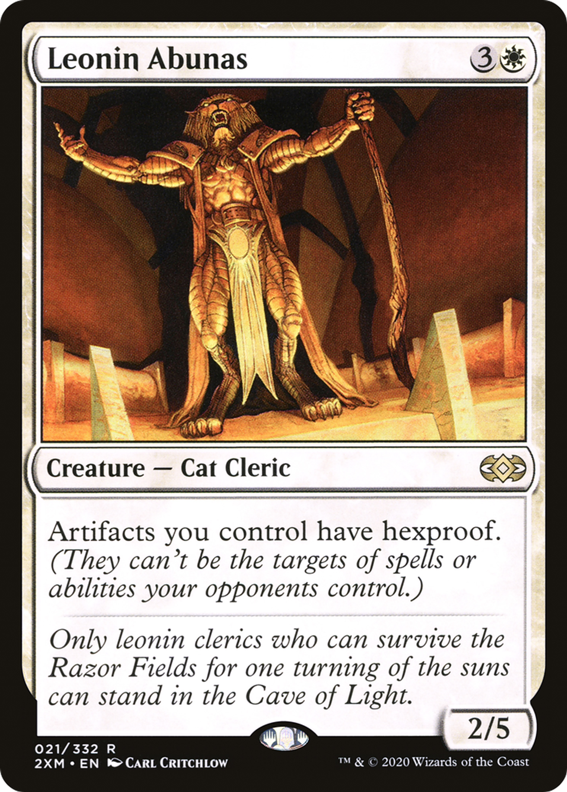 Abunas léonins — Double Masters — Magic: The Gathering