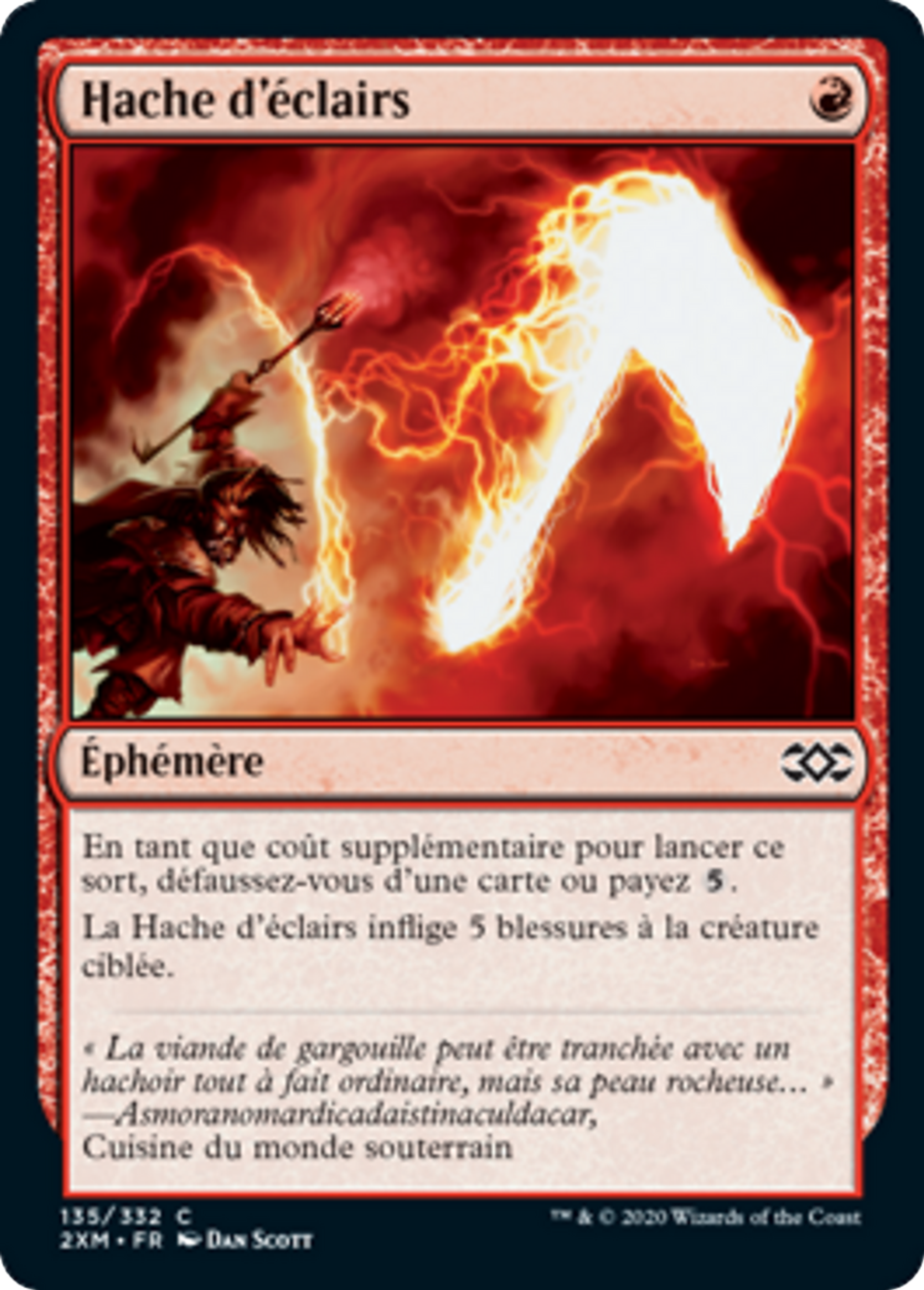 Hache d'éclairs — Double Masters — Magic: The Gathering