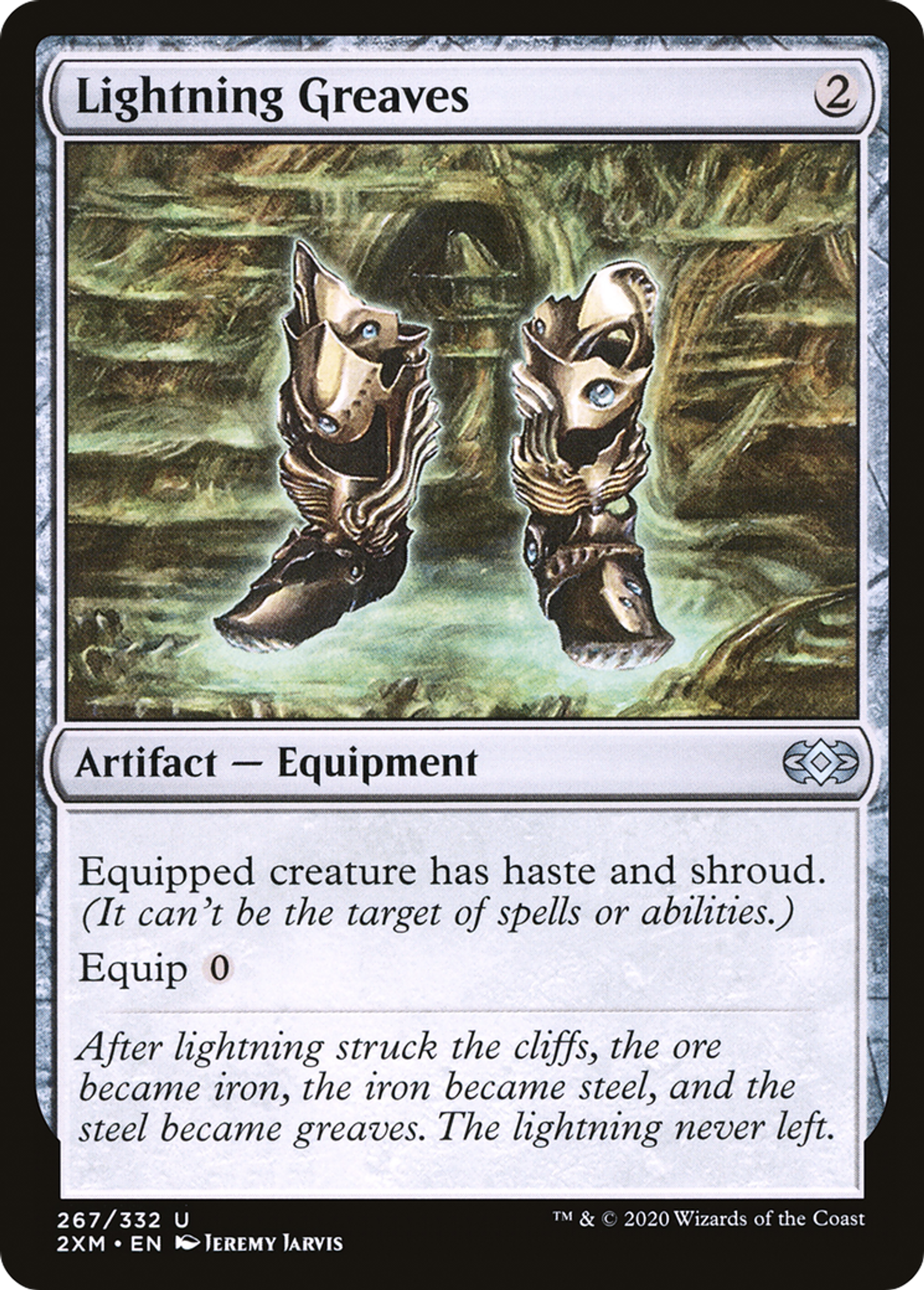 Lightning Greaves — Double Masters — Magic: The Gathering