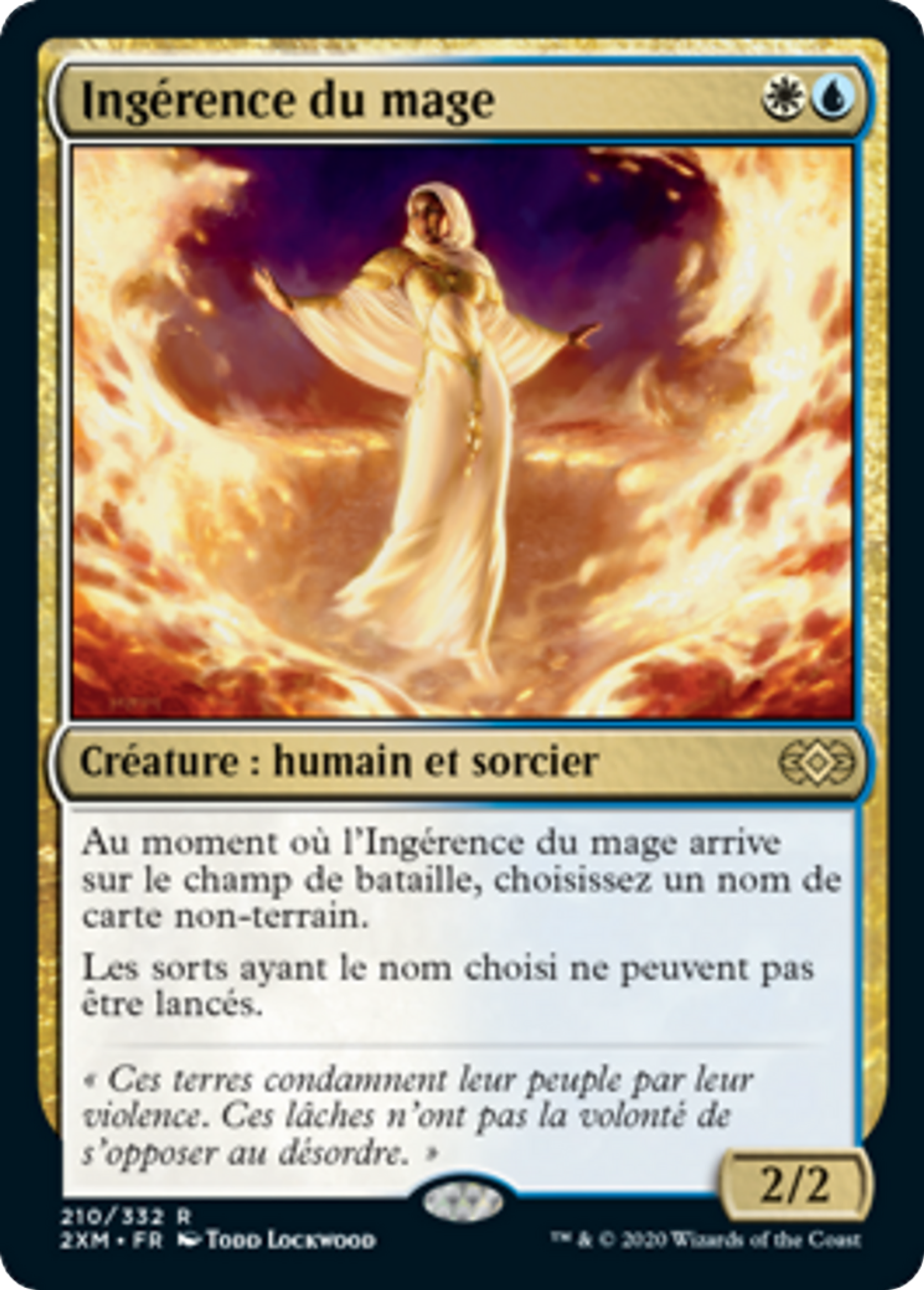 Ingérence du mage — Double Masters — Magic: The Gathering