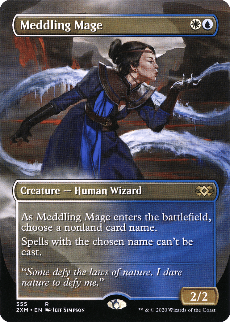 Meddling Mage — Double Masters — Magic: The Gathering