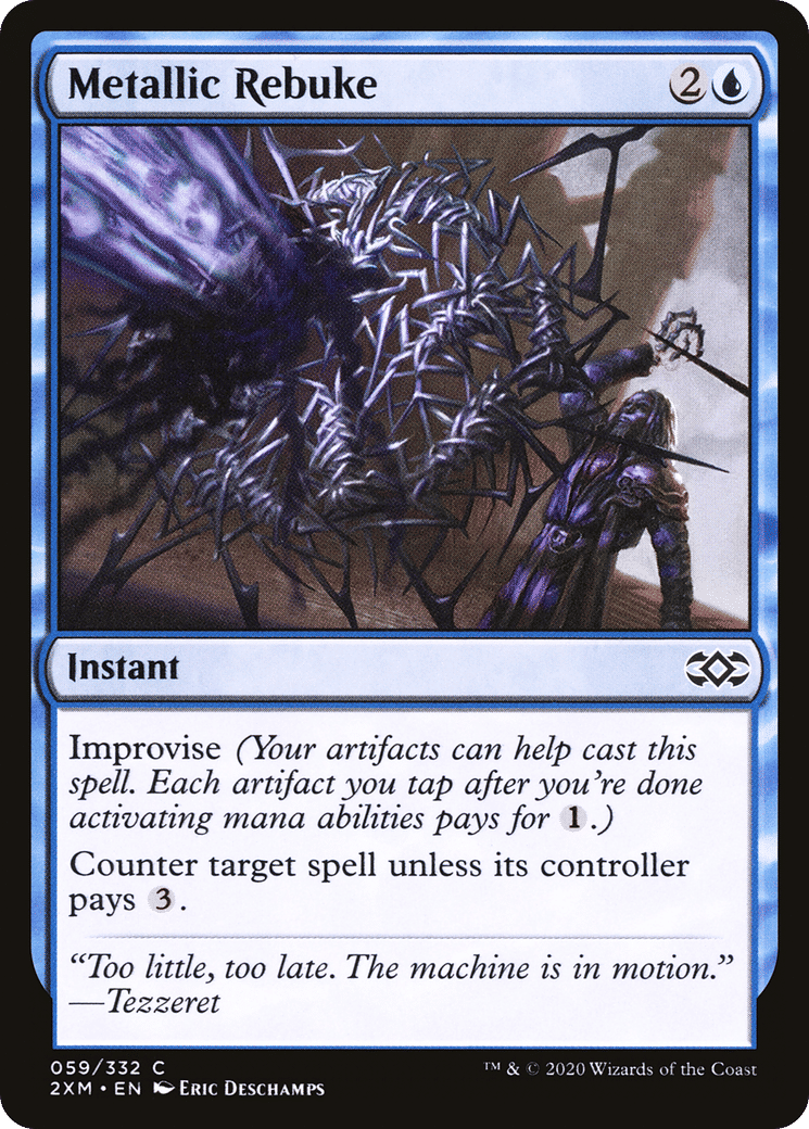 Metallic Rebuke — Double Masters — Magic: The Gathering