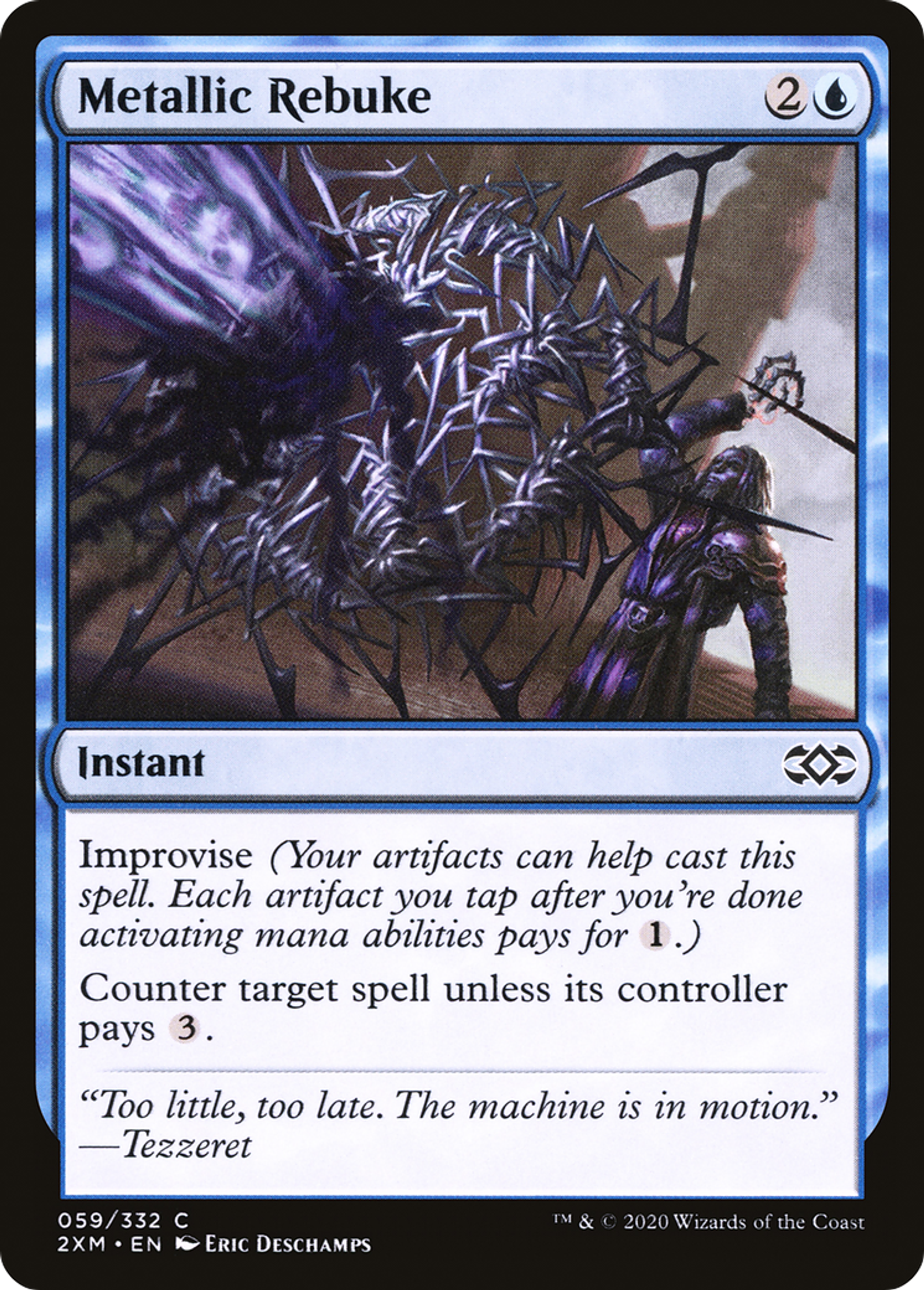 Blâme métallique — Double Masters — Magic: The Gathering
