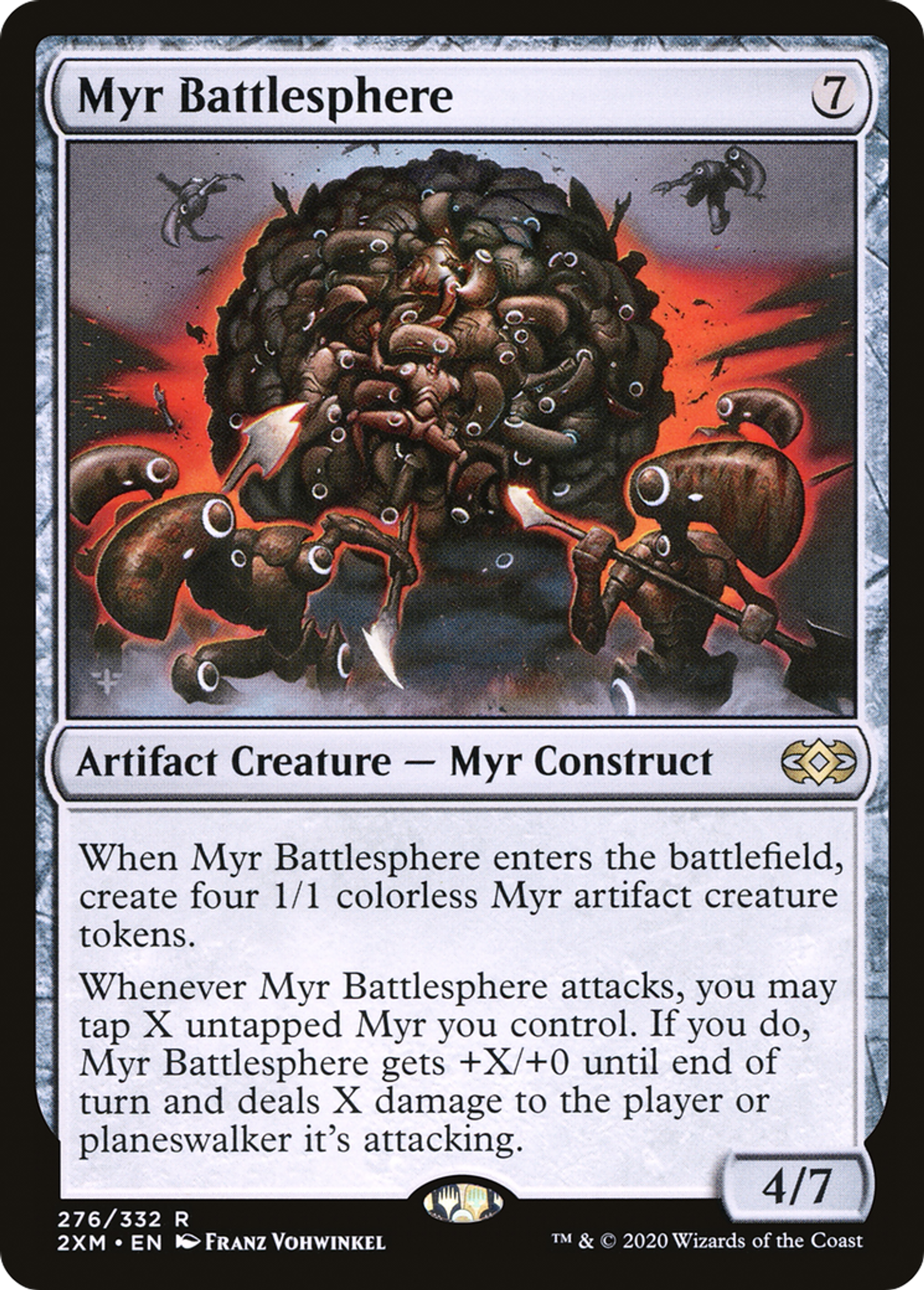 Myr Battlesphere — Double Masters — Magic: The Gathering