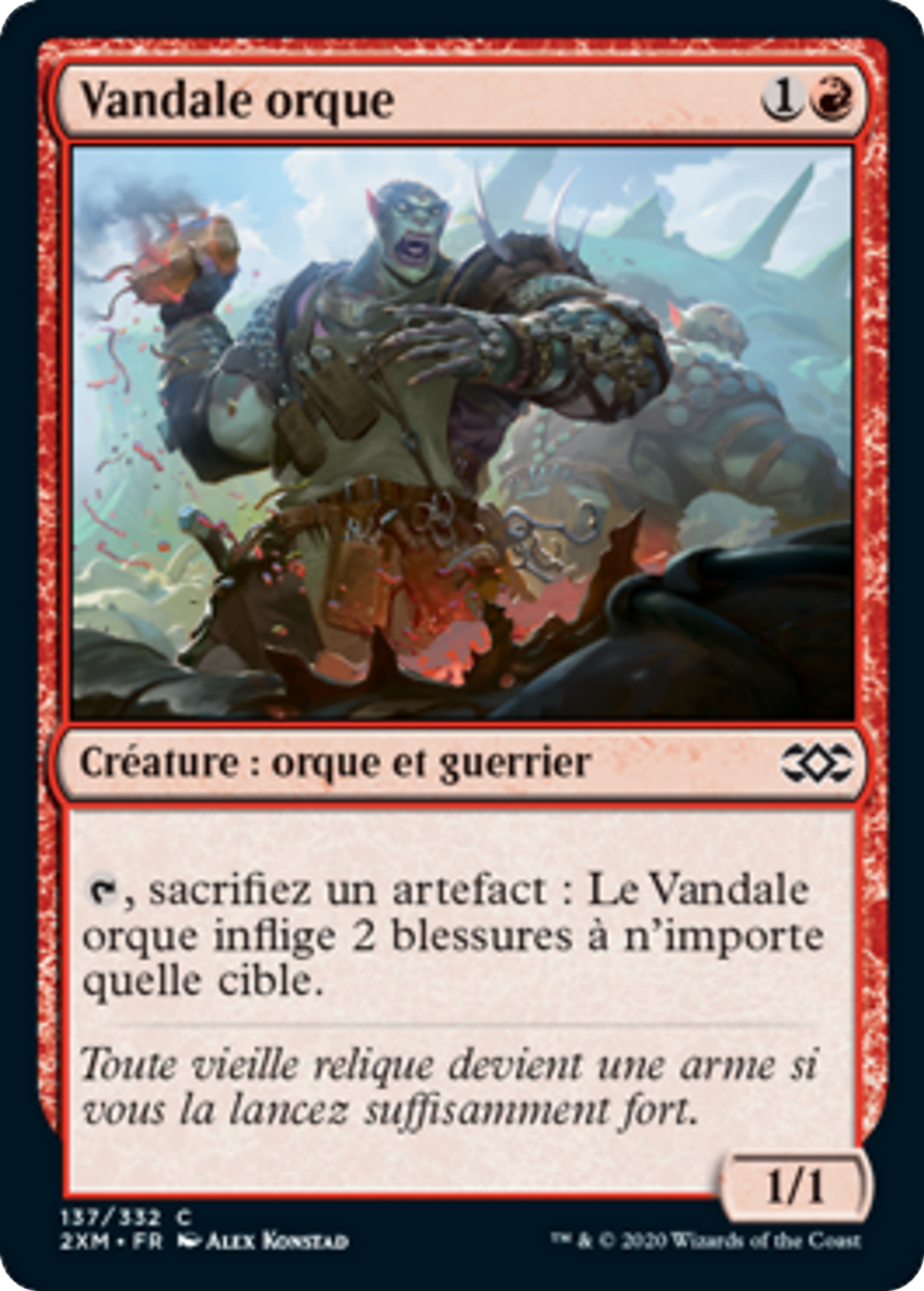 Vandale orque — Double Masters — Magic: The Gathering