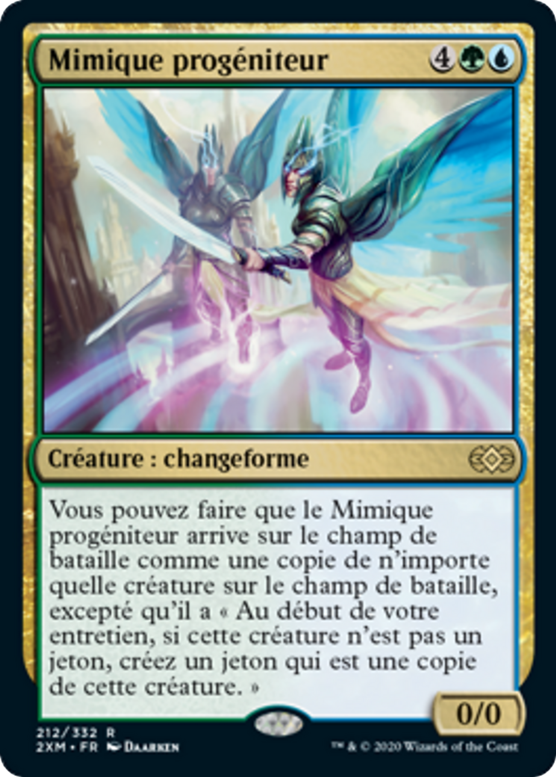Mimique progéniteur — Double Masters — Magic: The Gathering