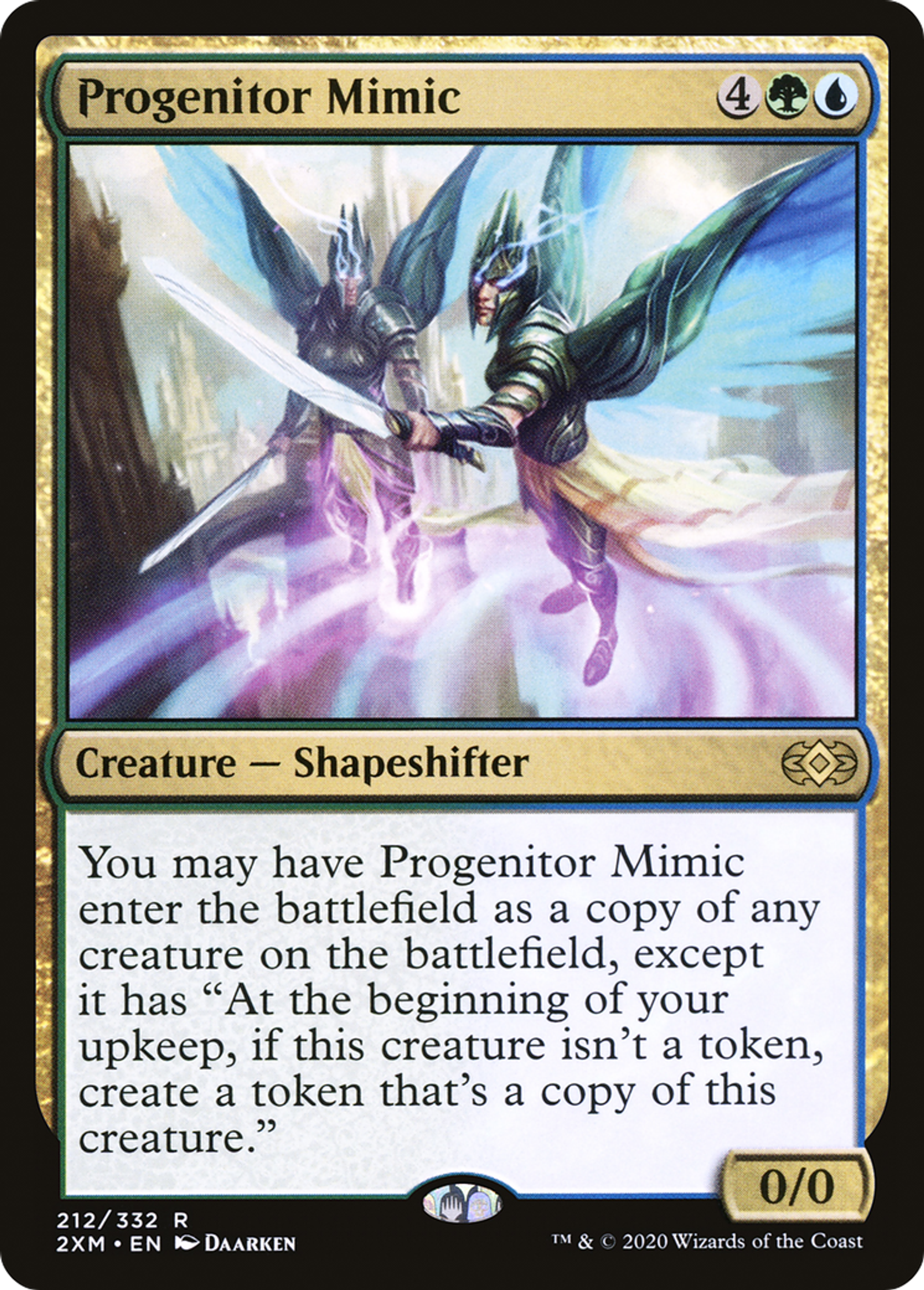 Mimique progéniteur — Double Masters — Magic: The Gathering