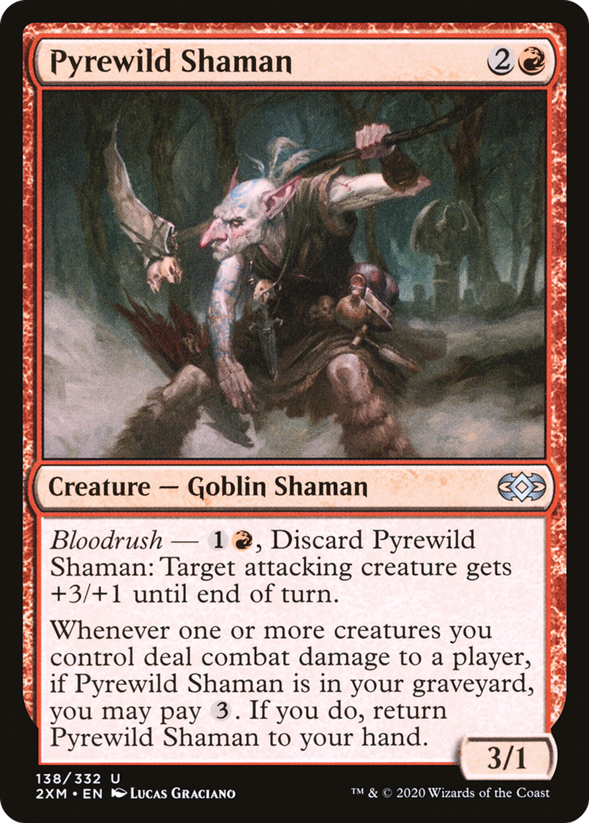 Pyrewild Shaman — Double Masters — Magic: The Gathering
